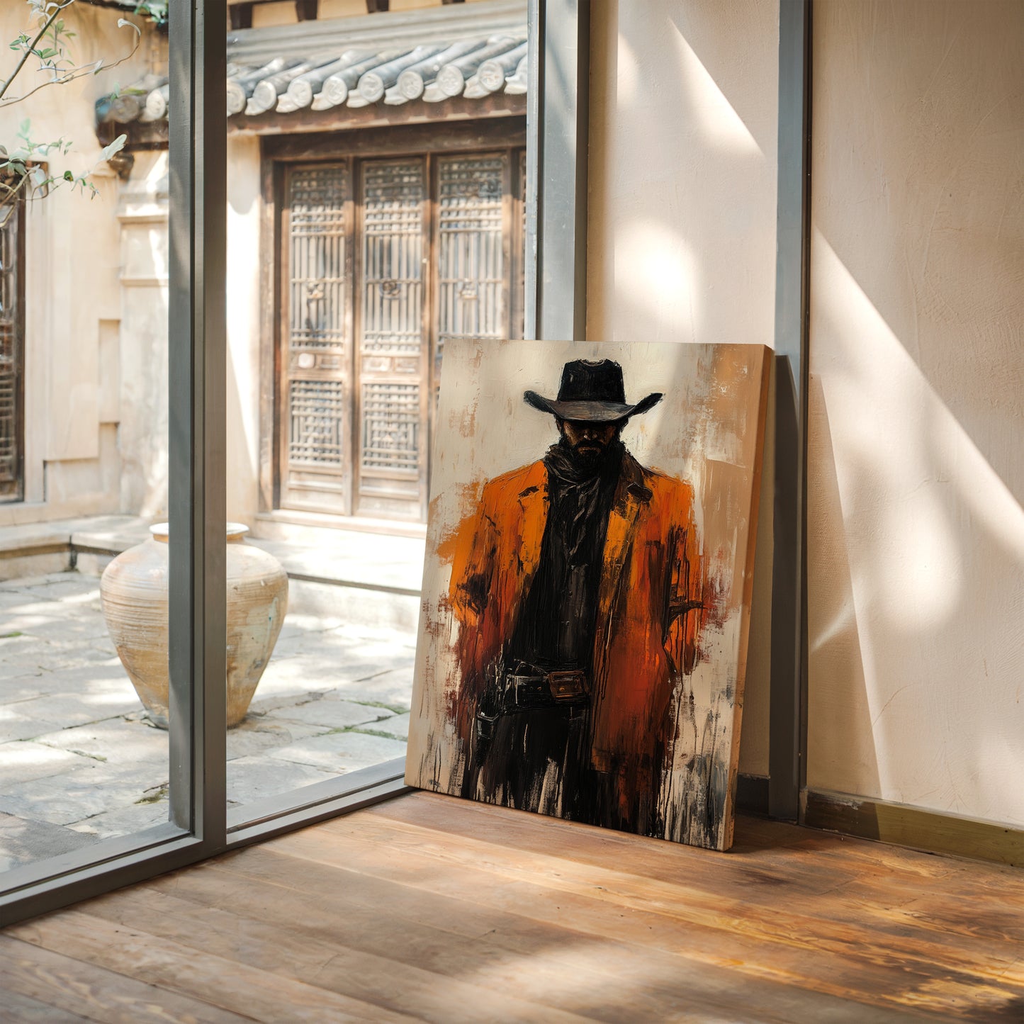 The Drifter in Ember Coat