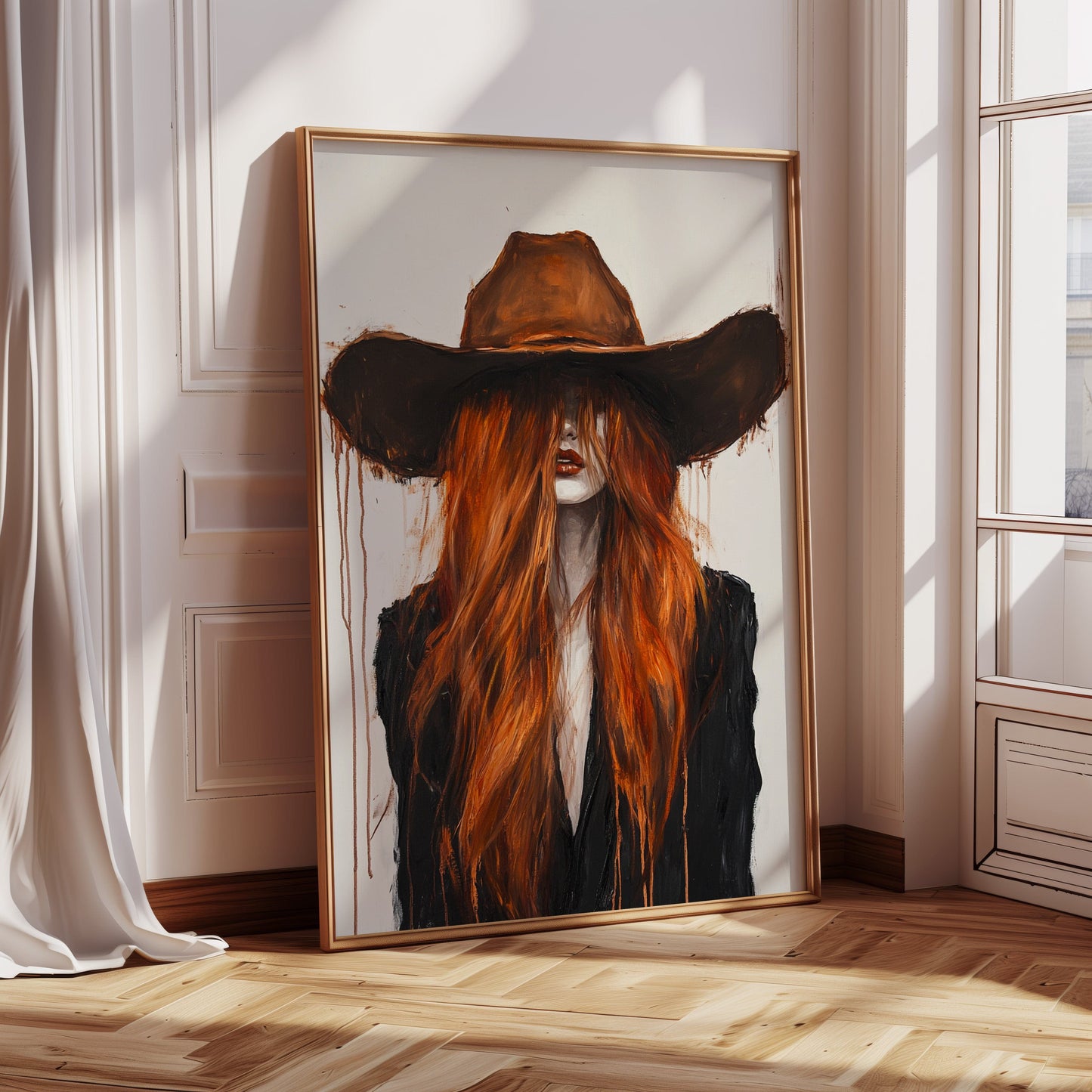 The Firebrand – Western Cowgirl Canvas Art