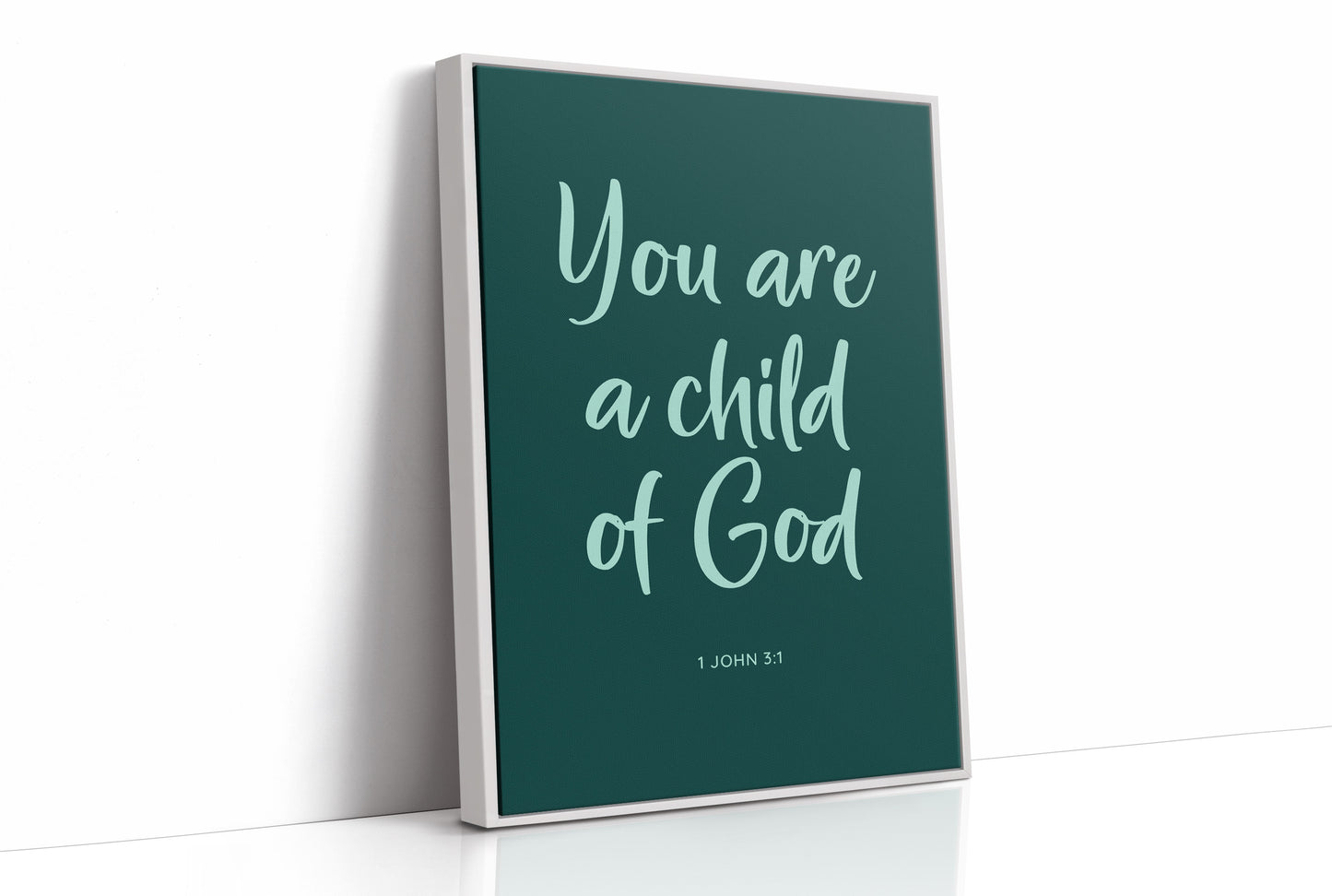 Sacred Words In Mint Glow
