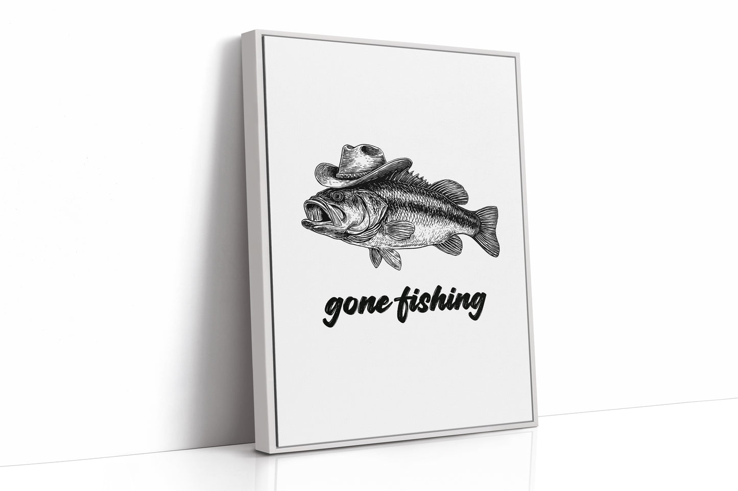 Gone Fishing Cowboy Bass