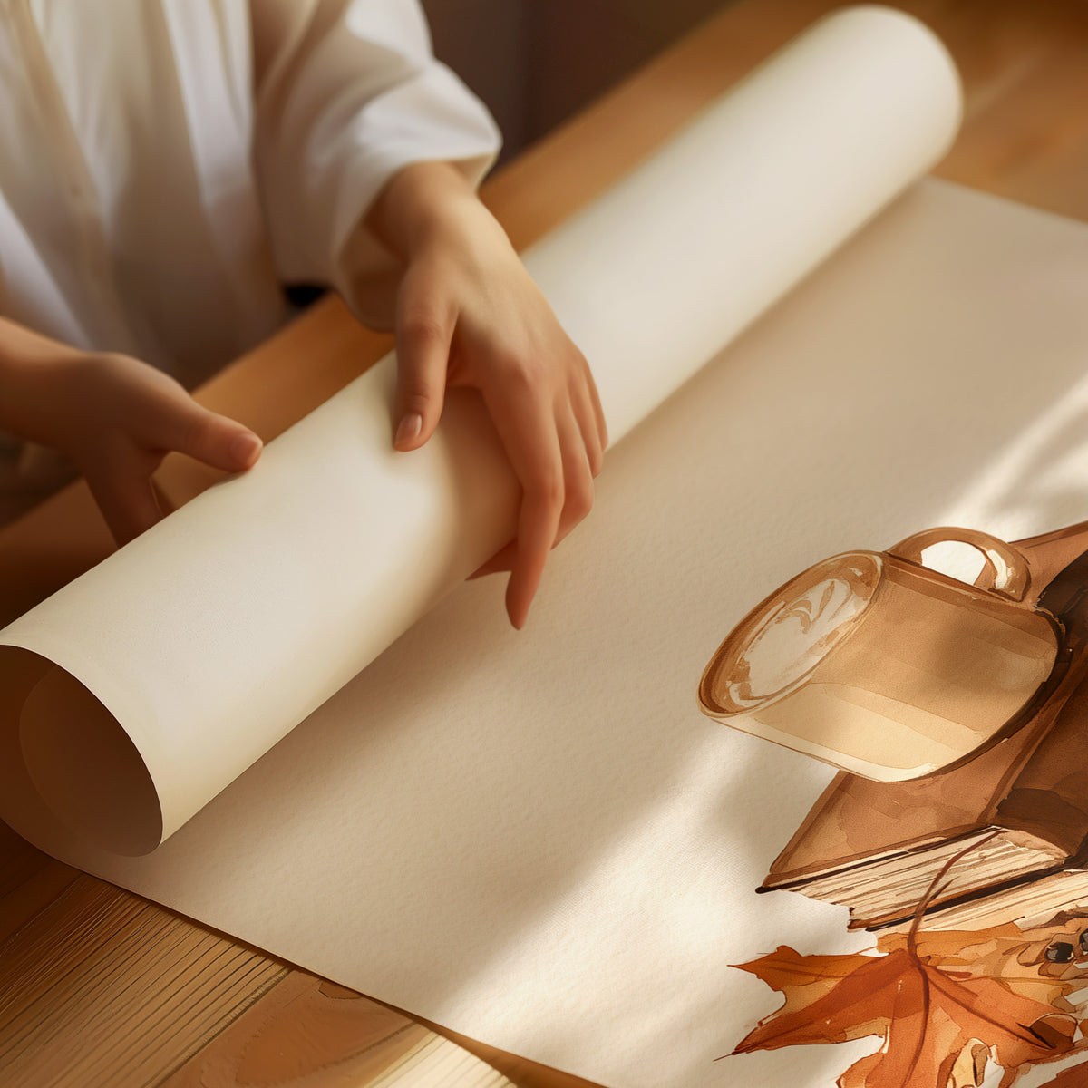 Brewed Awakening Between Chapters, rolled matte poster print