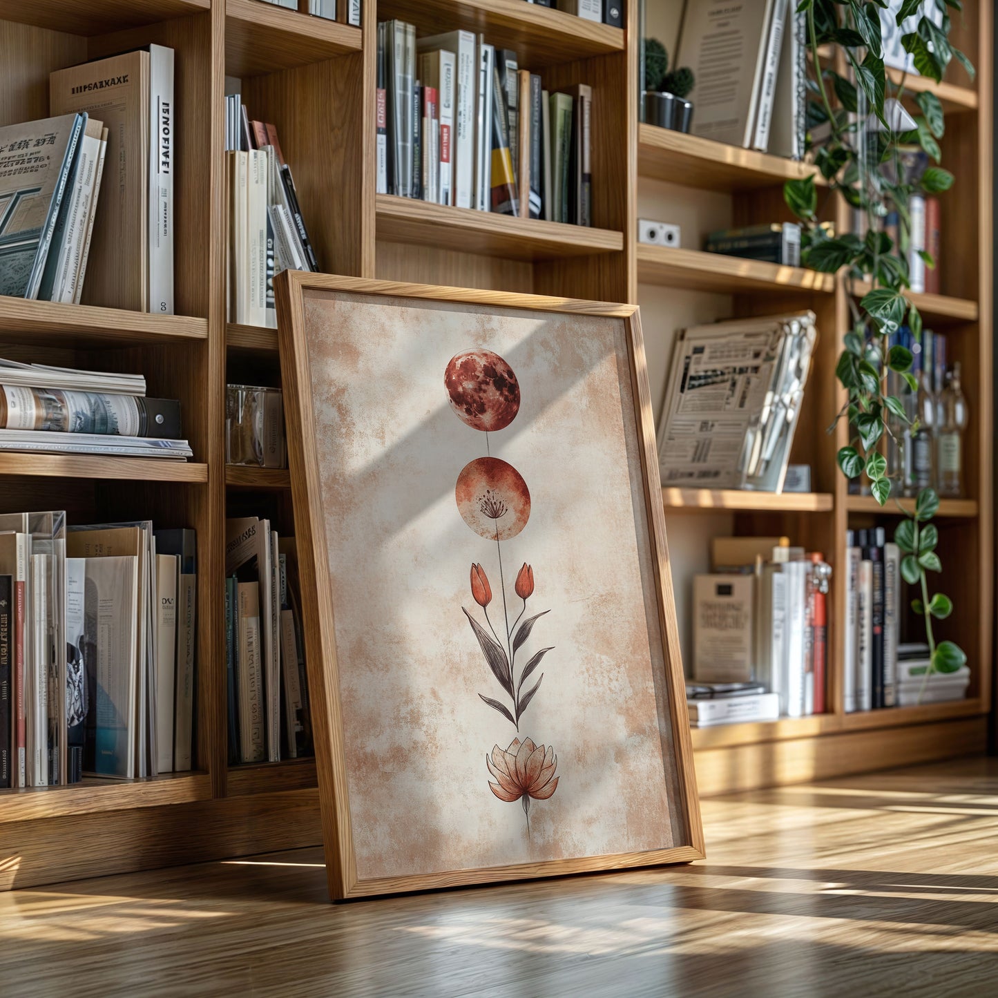 Blood Moon and Blooming Spirit