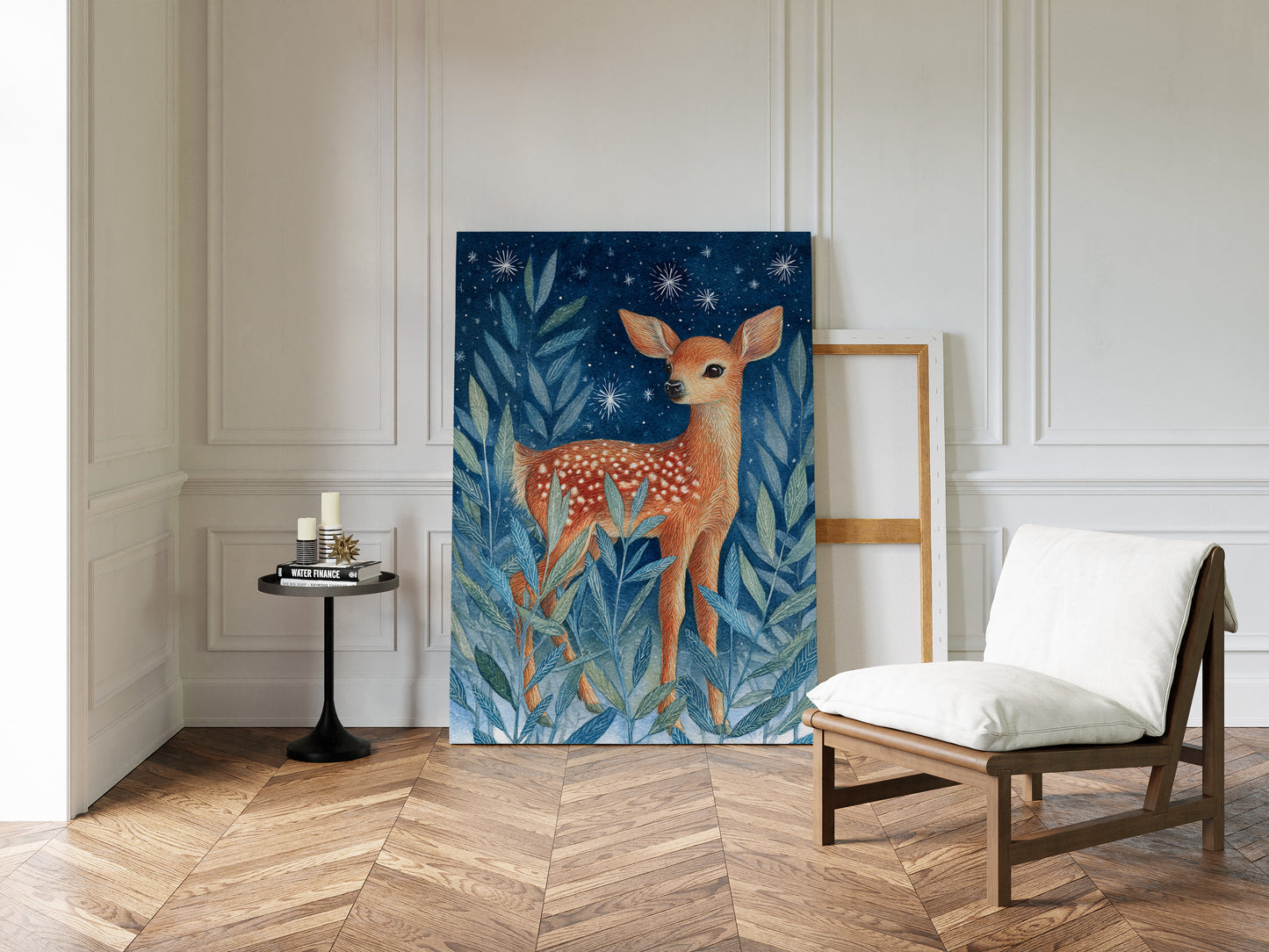 Fawn Among Starry Leaves