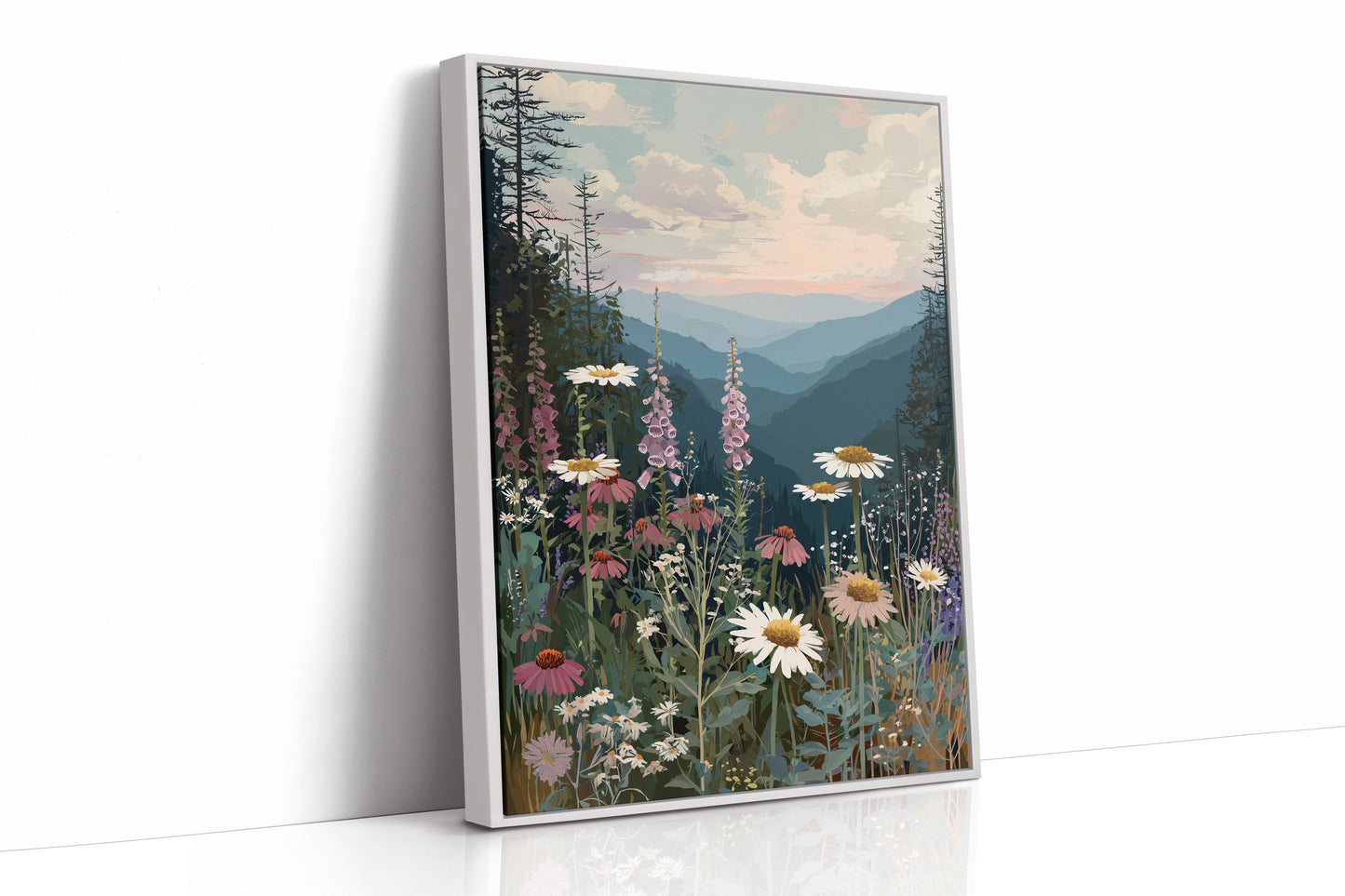 Alpine Wildflowers Whisper to Distant Peaks