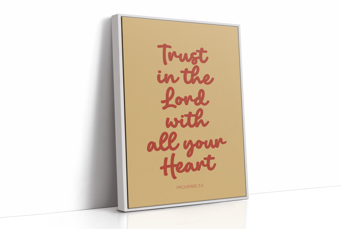 Faith Words In Warm Clay