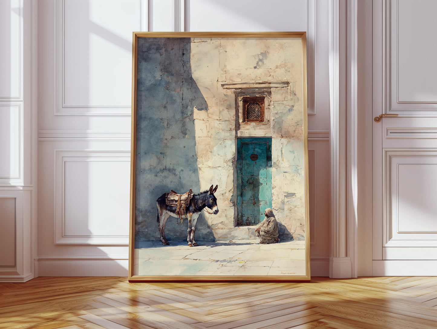 Respite Beneath the Sunlit Door