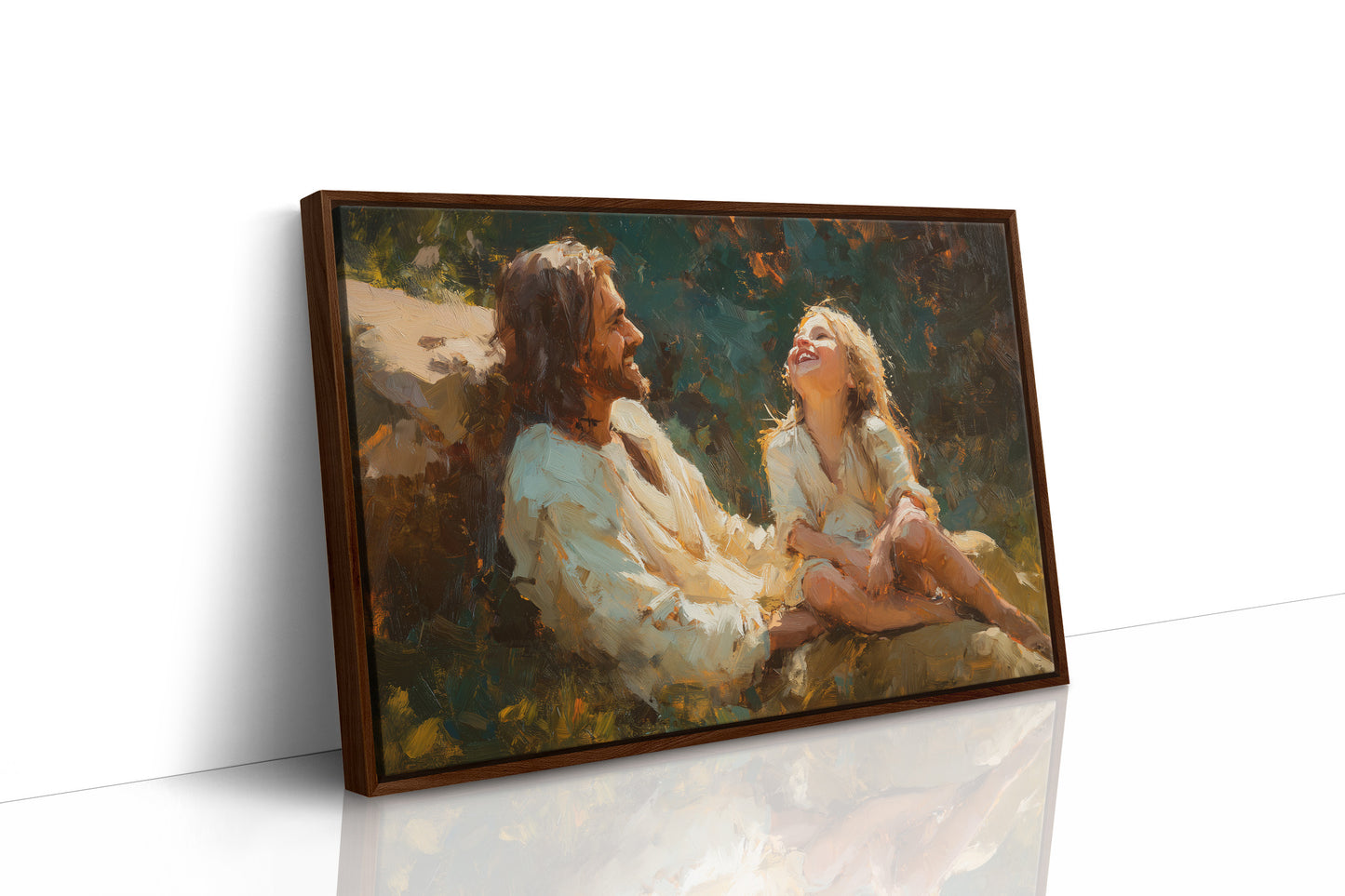 Joyful Moments in Golden Light