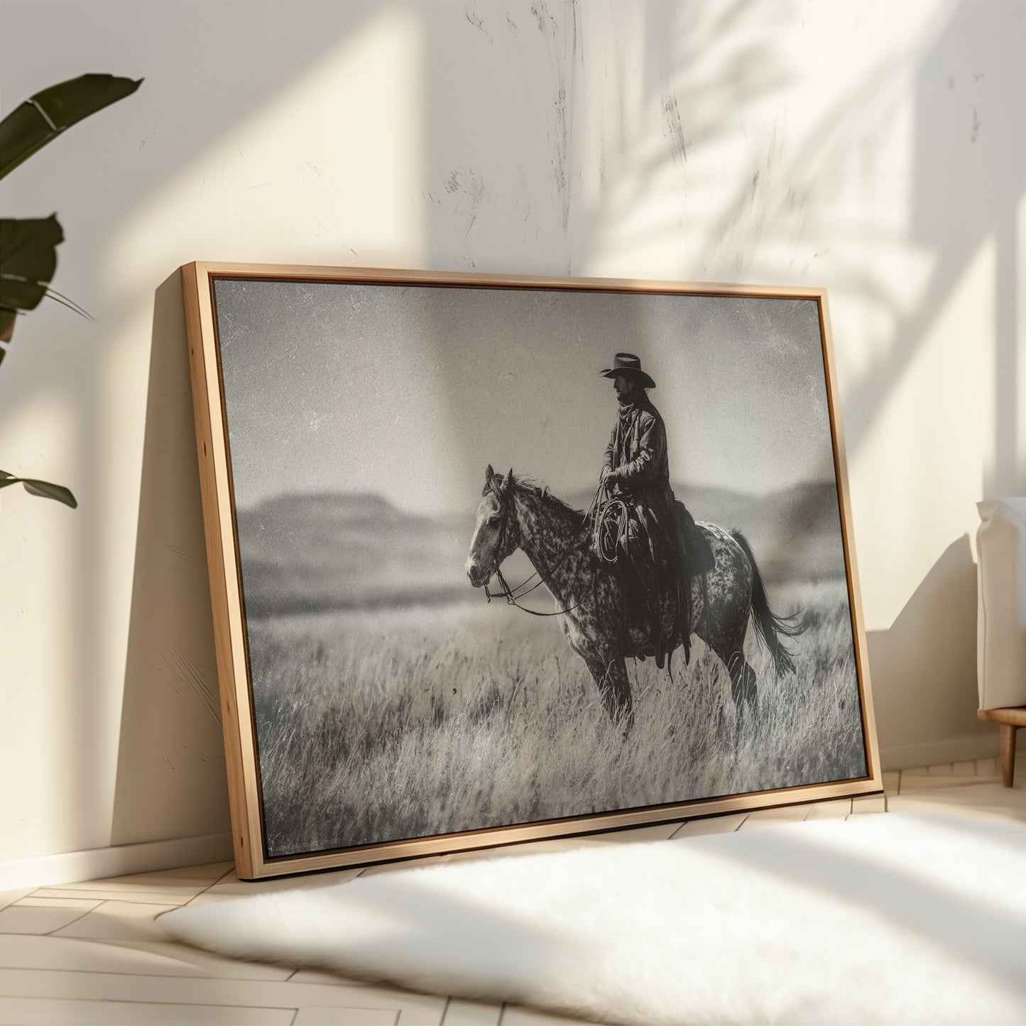 Prairie Dawn Rides Speckled Grace