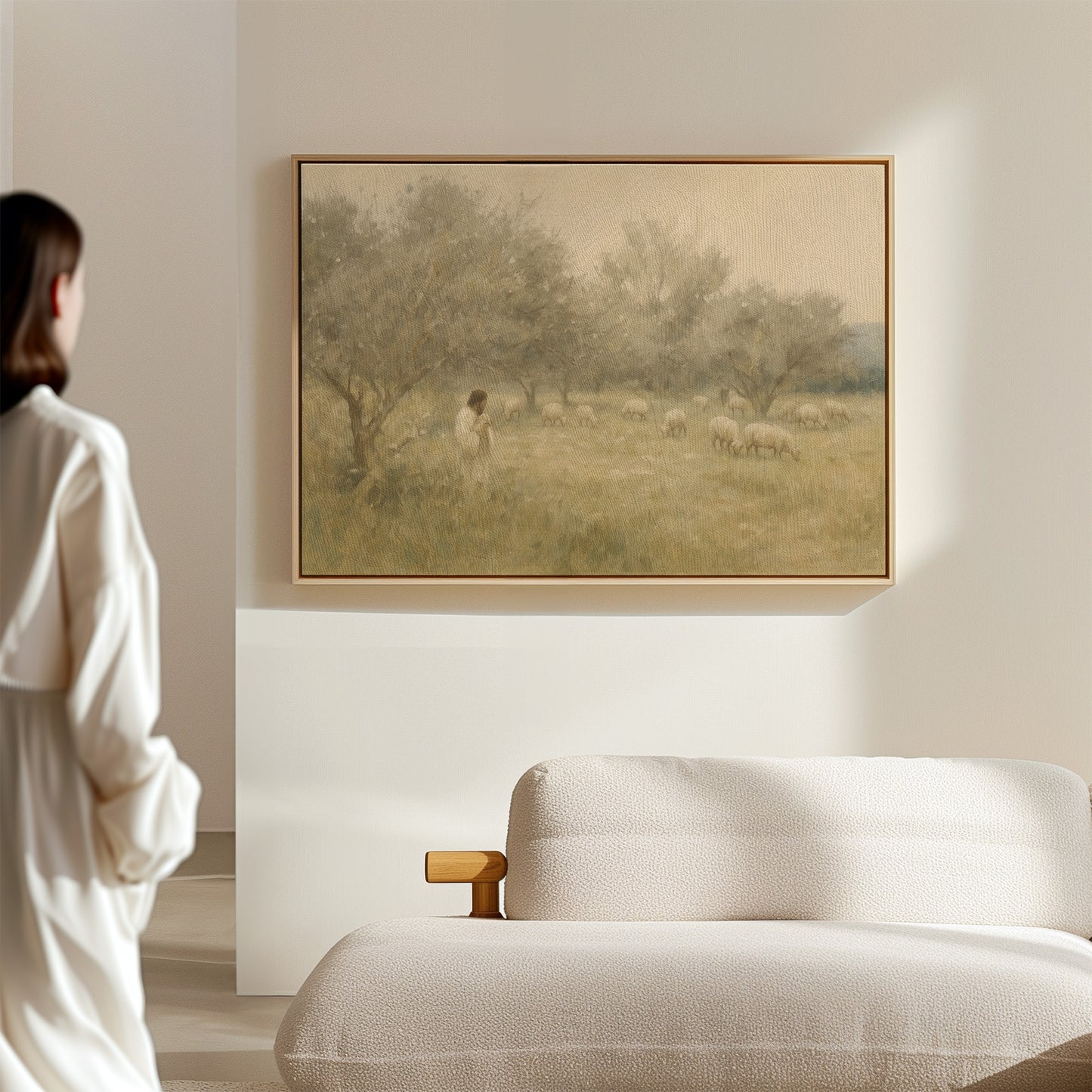 Shepherd Among the Blossoming Grove