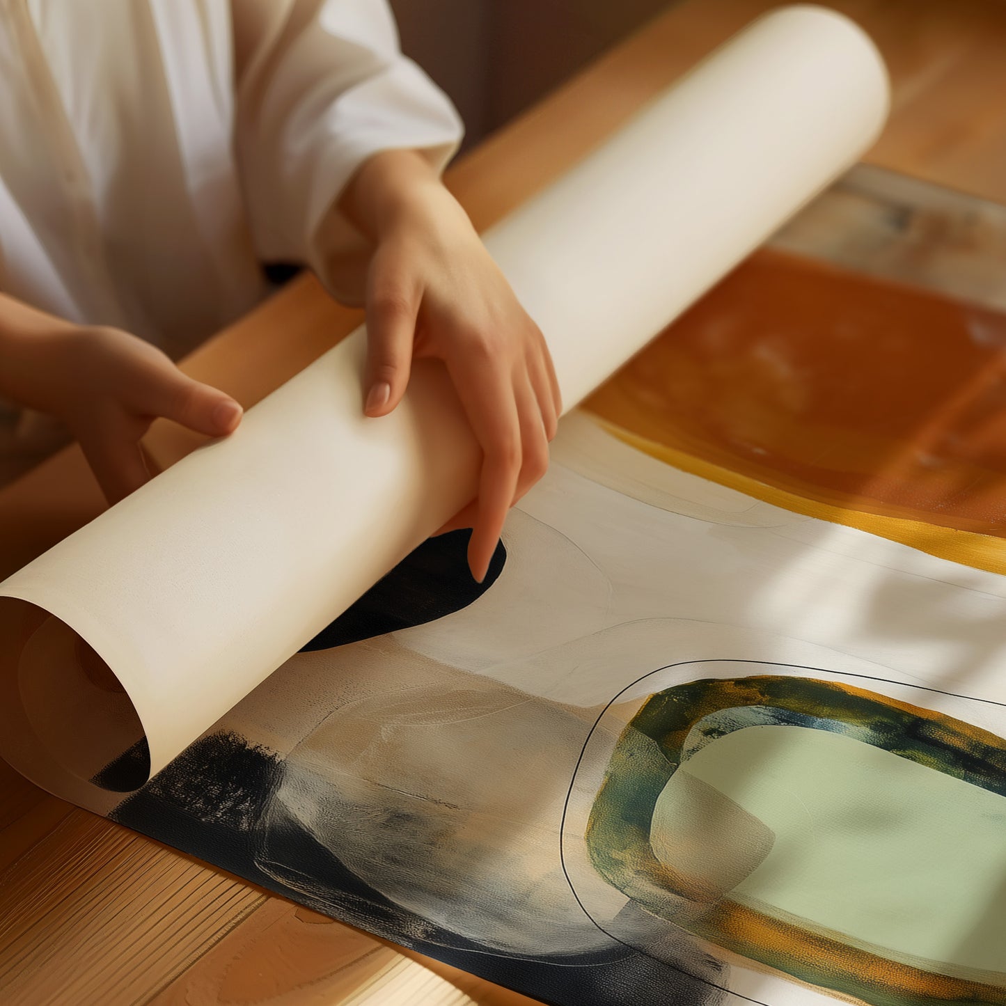 Gentle Shapes Dance In Morning Light