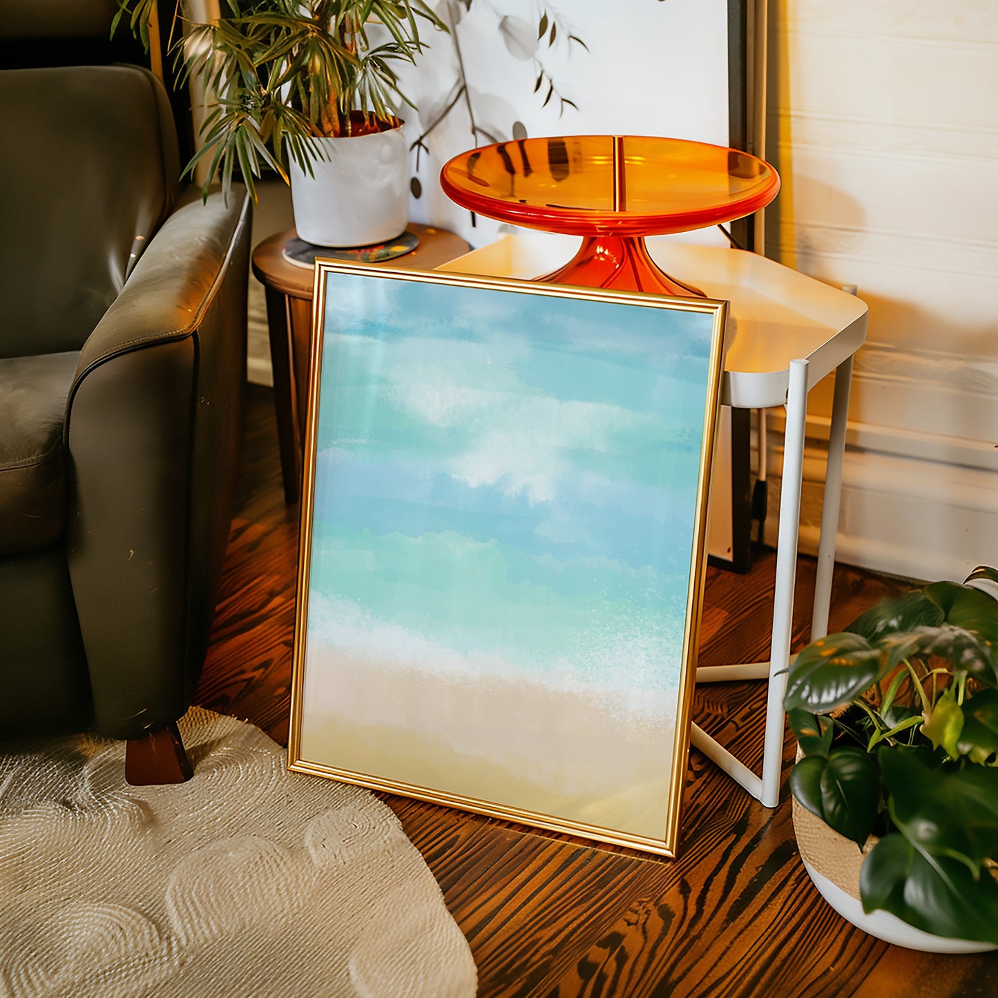 Turquoise Tides Paint Morning Peace