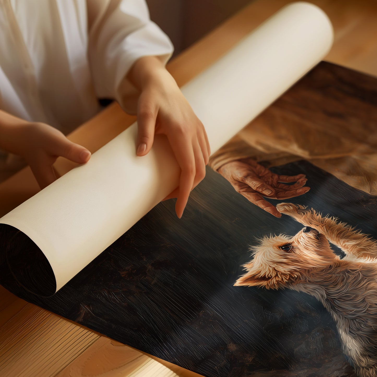 Faithful Companion Reaches For Light