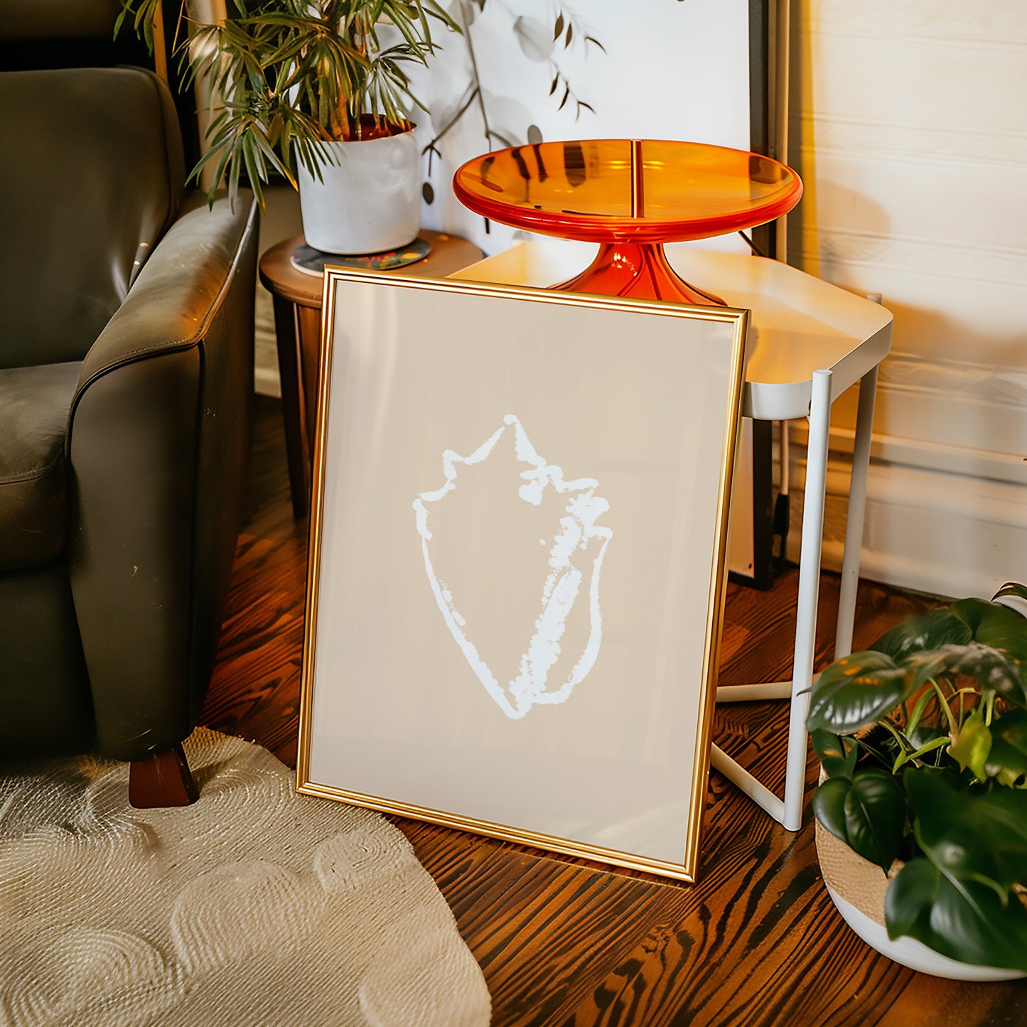 Seashell Sketches In Blush Light