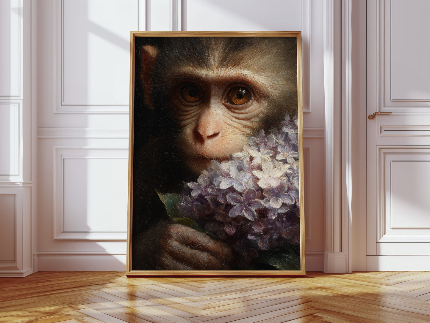 Innocence Cradled By Blooms