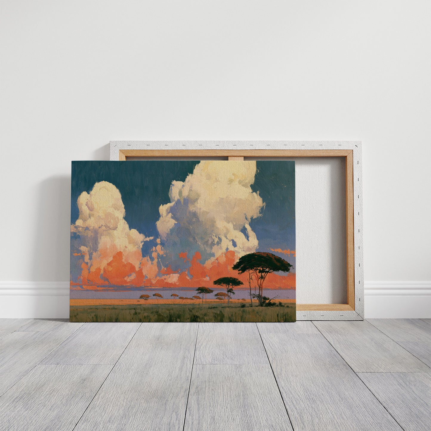 Acacia Under a Blazing Sky