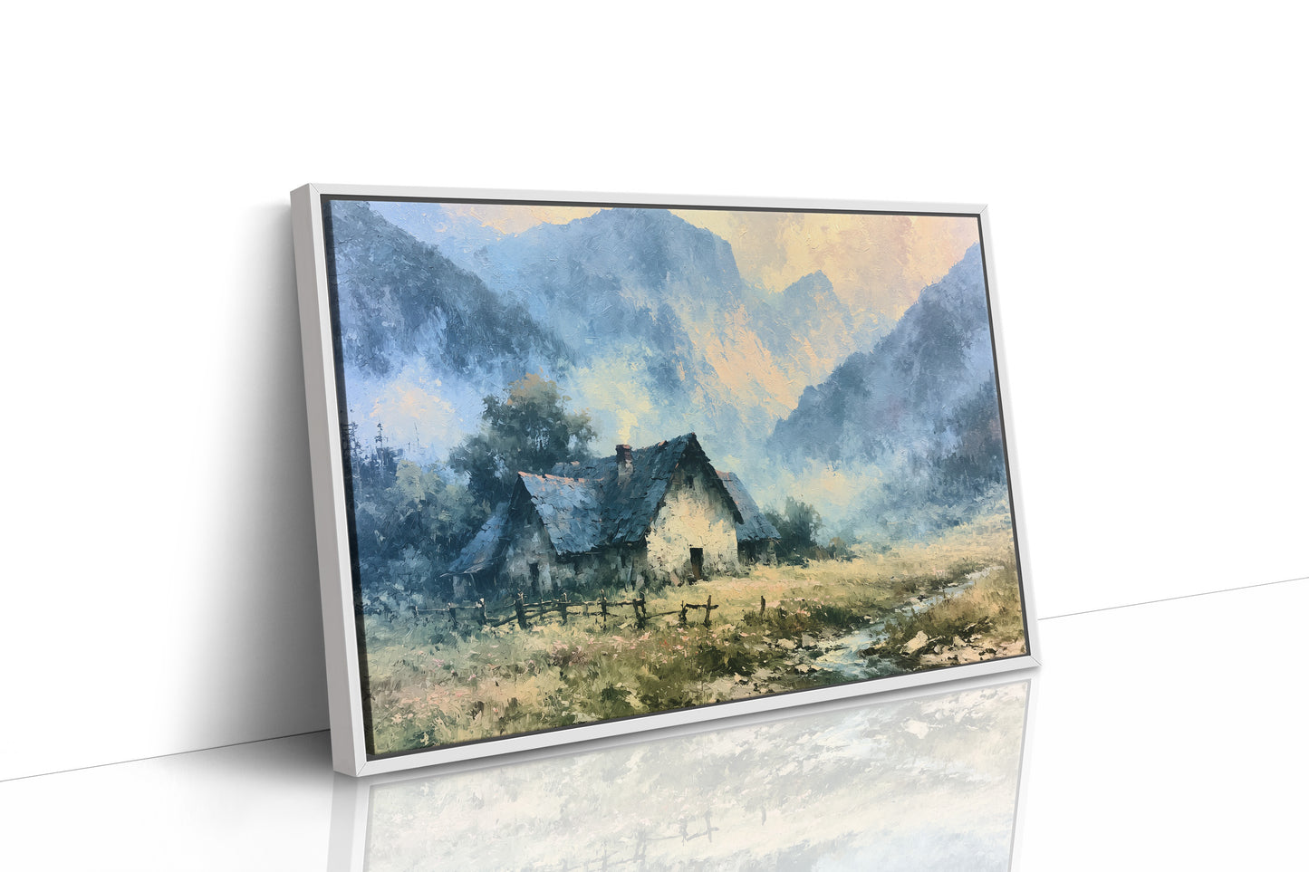 Cottage Beneath the Blue Peaks