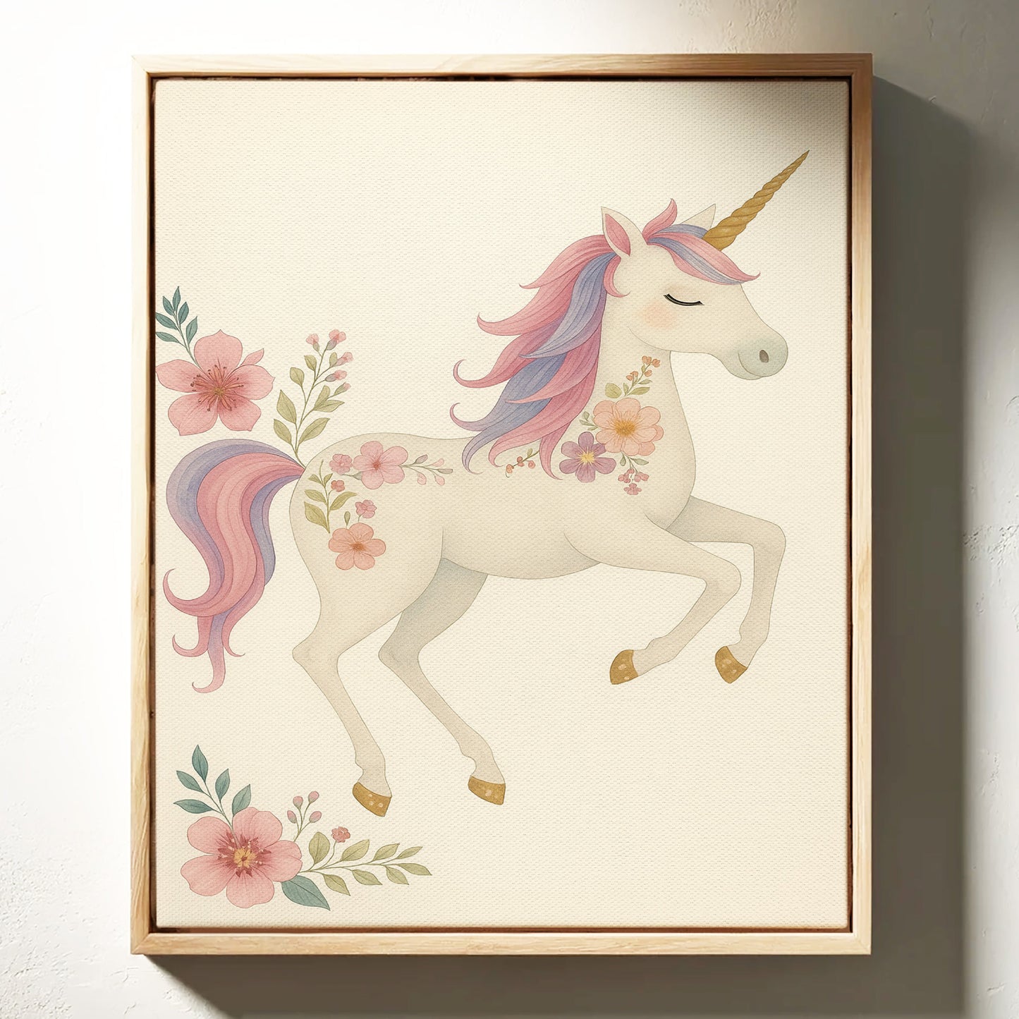 Blossom Mane Unicorn in Dreamy Pastels