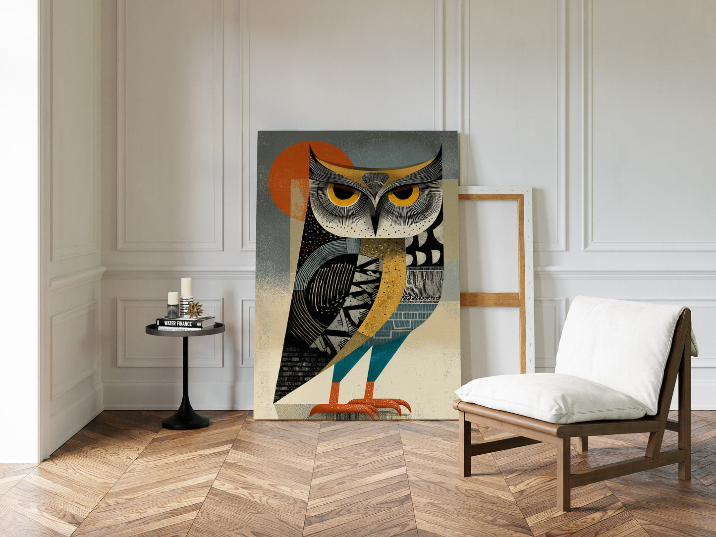 The Watcher Under Moonlit Patterns