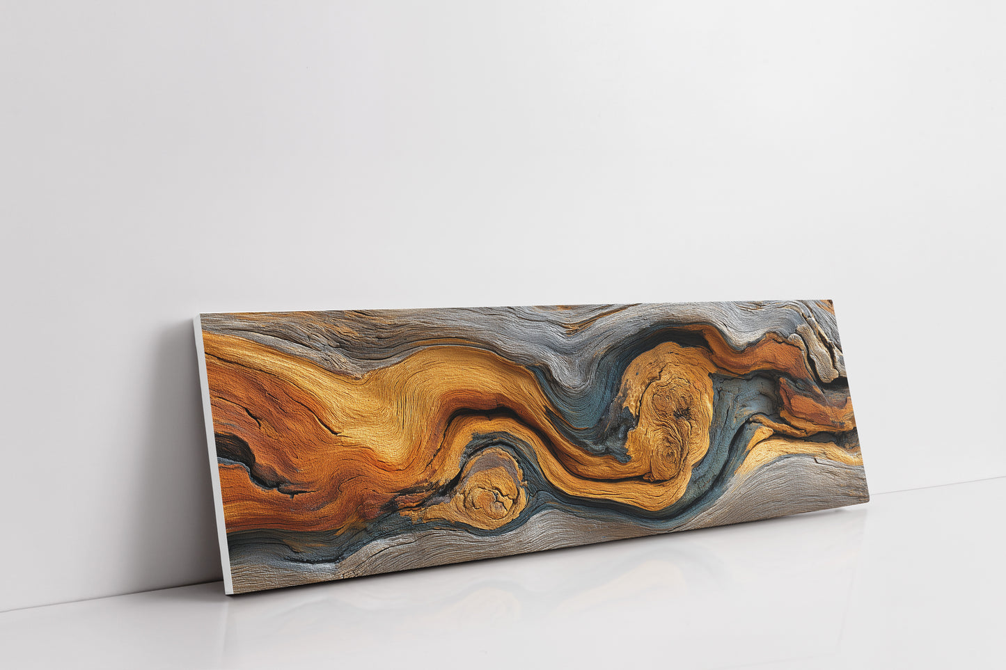 Golden Grain in Weathered Wood