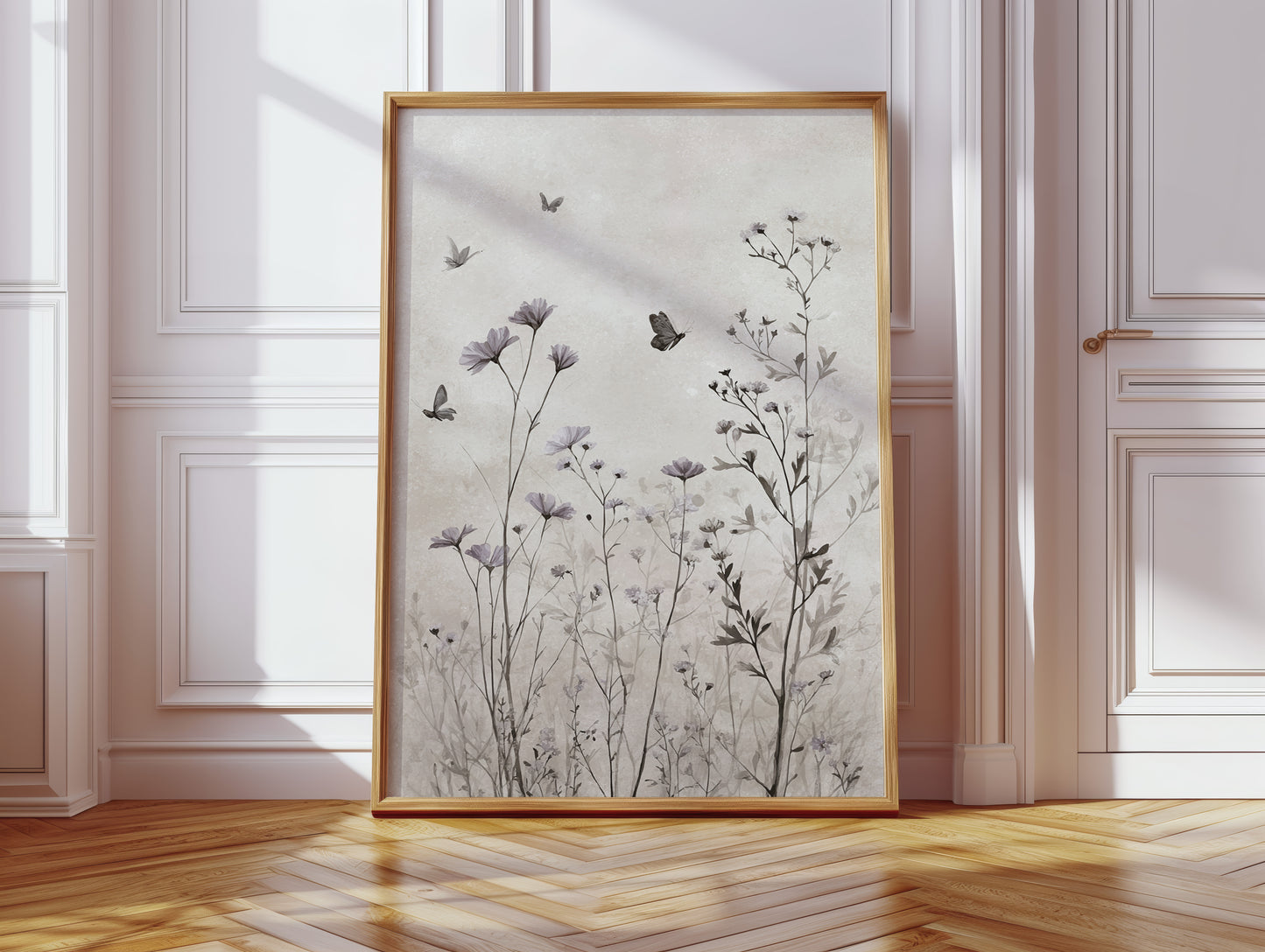 Fluttering Through Silent Meadows