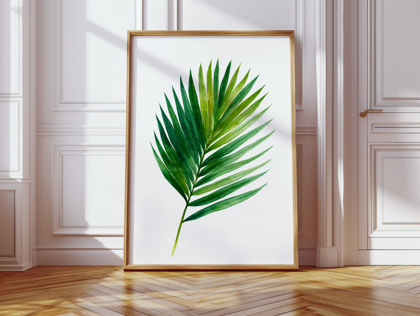 Emerald Fronds in Gentle Breeze