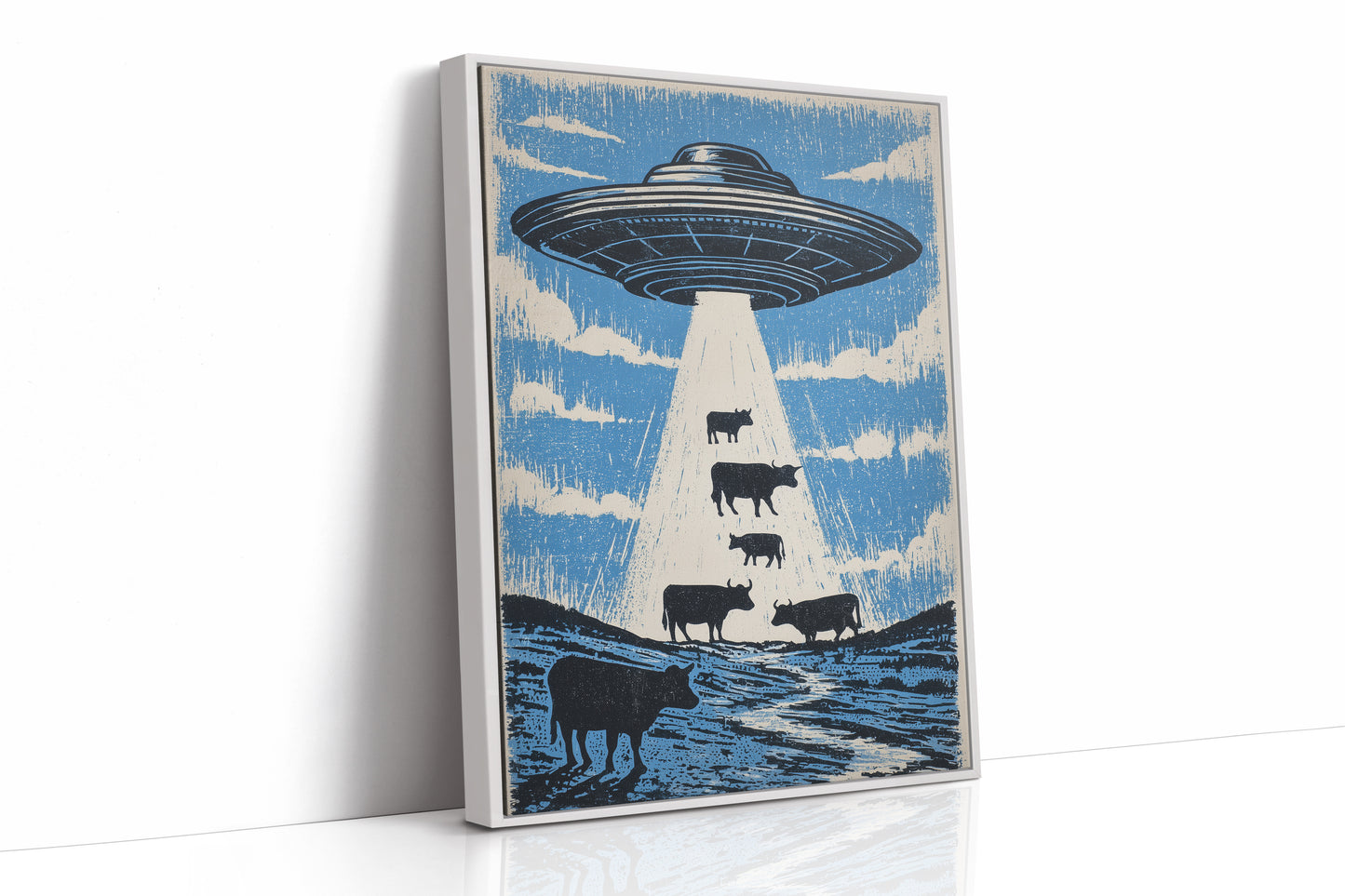 Cosmic Cattle Abduction