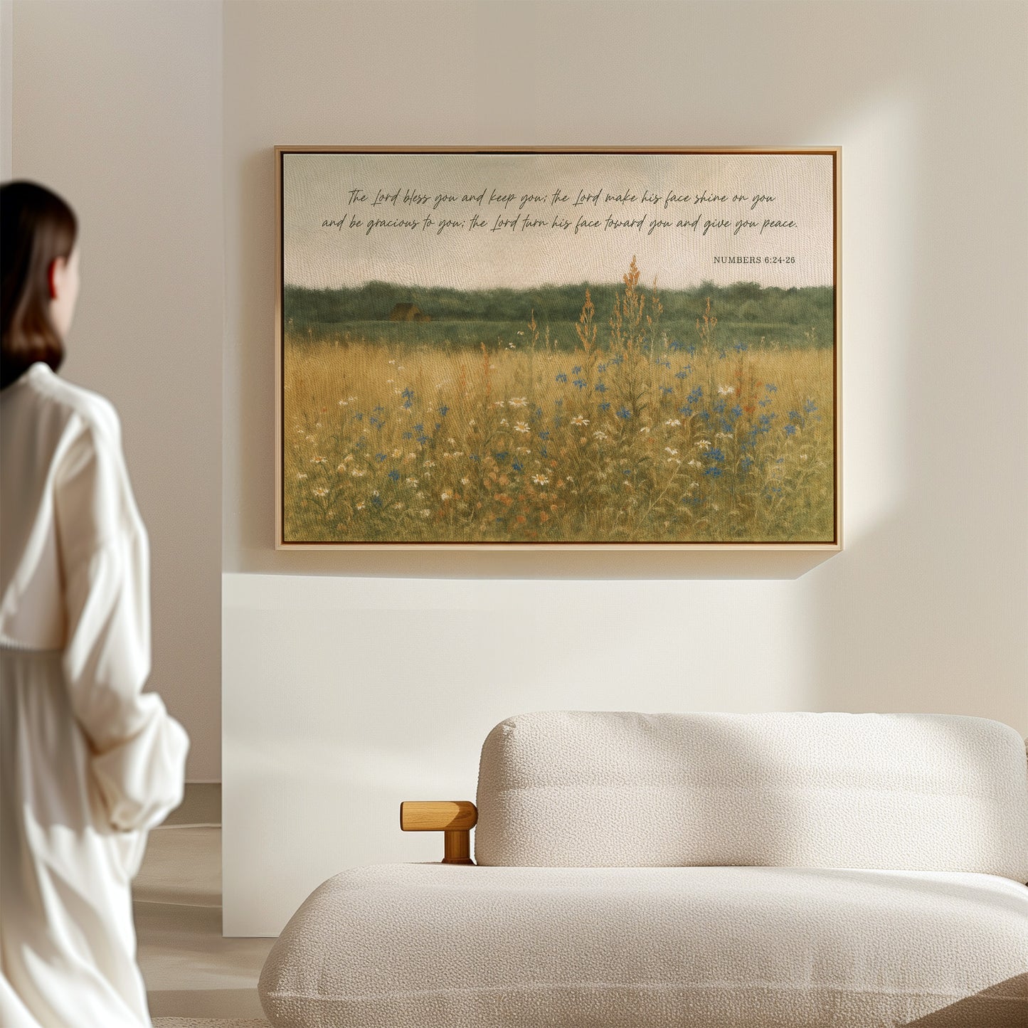 Blessing in Wildflowers Numbers 6:24