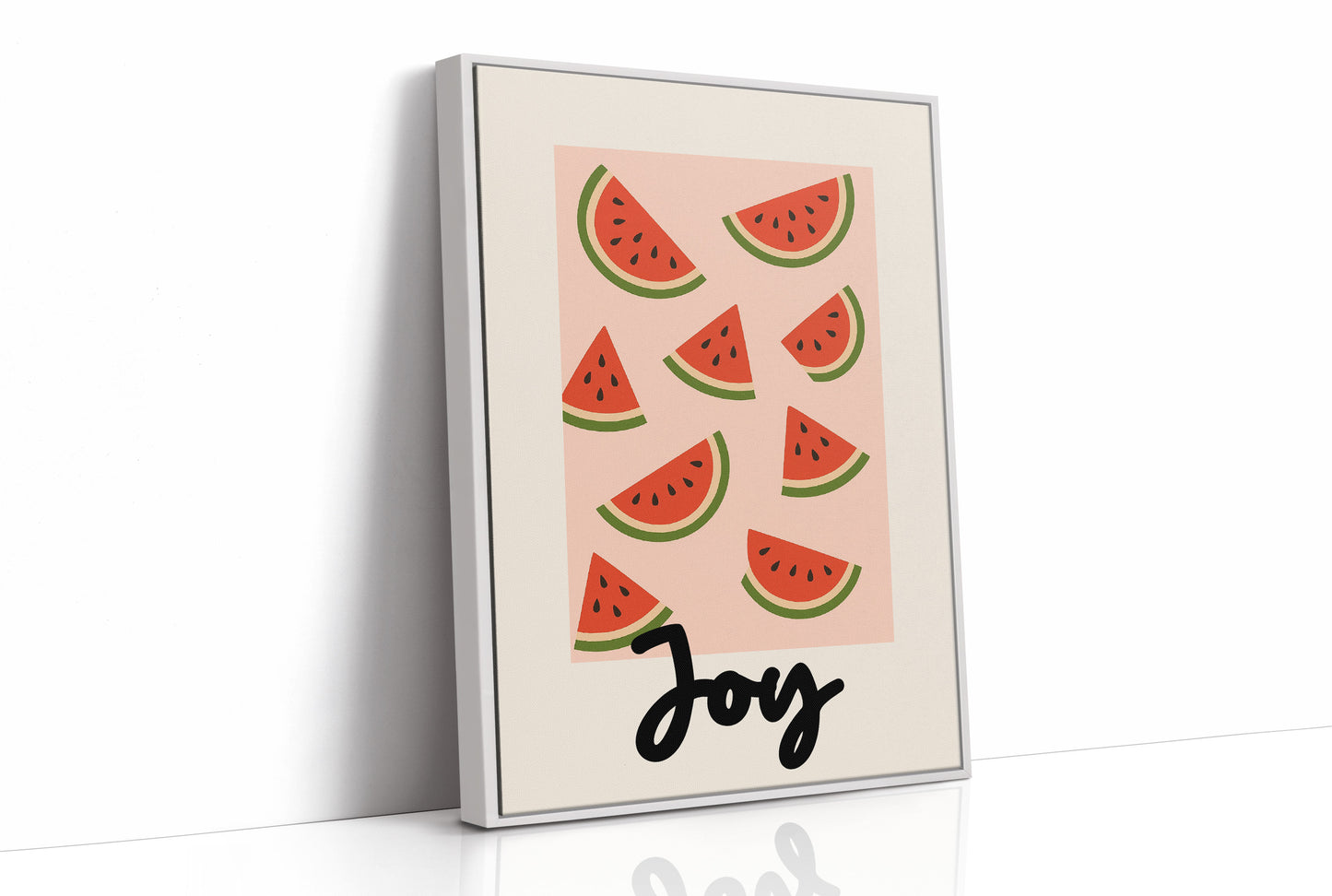 Summer Slices On Coral Canvas