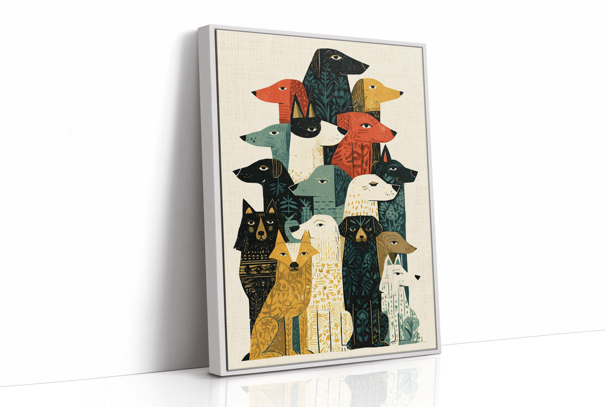 Dog Pack: A Folk Block-Print Chorus