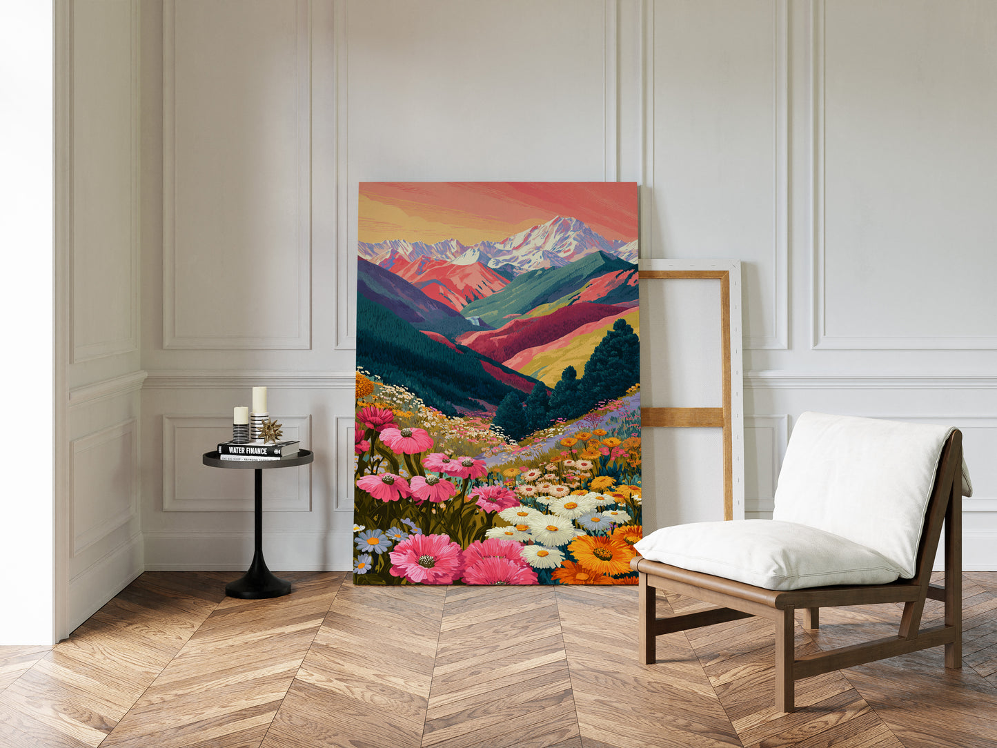 Mountains Adorned in Floral Splendor