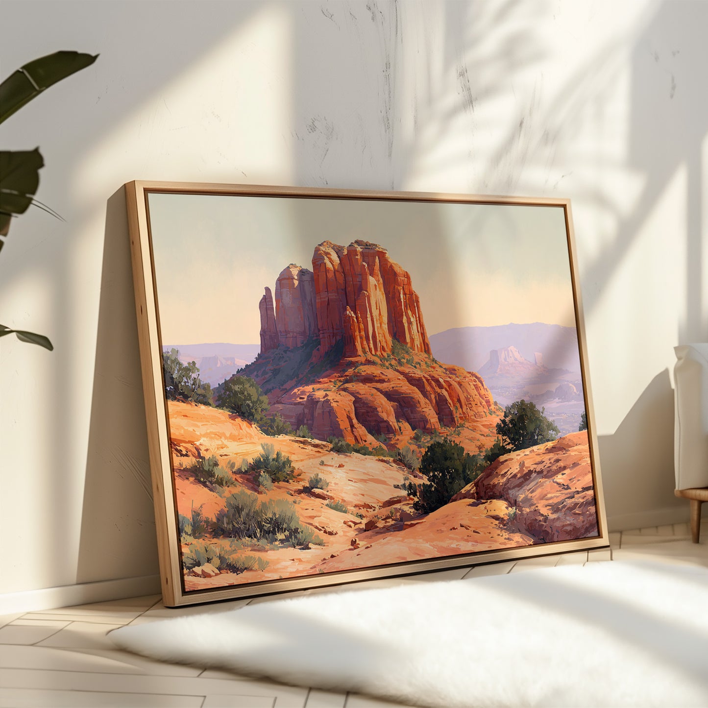 Sandstone Giants Guard Desert Dawn