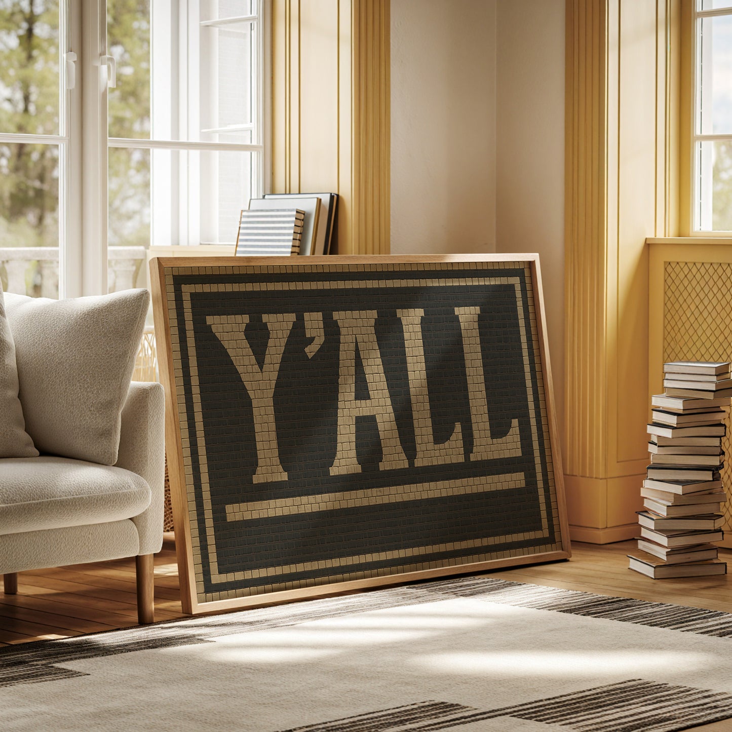 Y’ALL Mosaic Wall Art