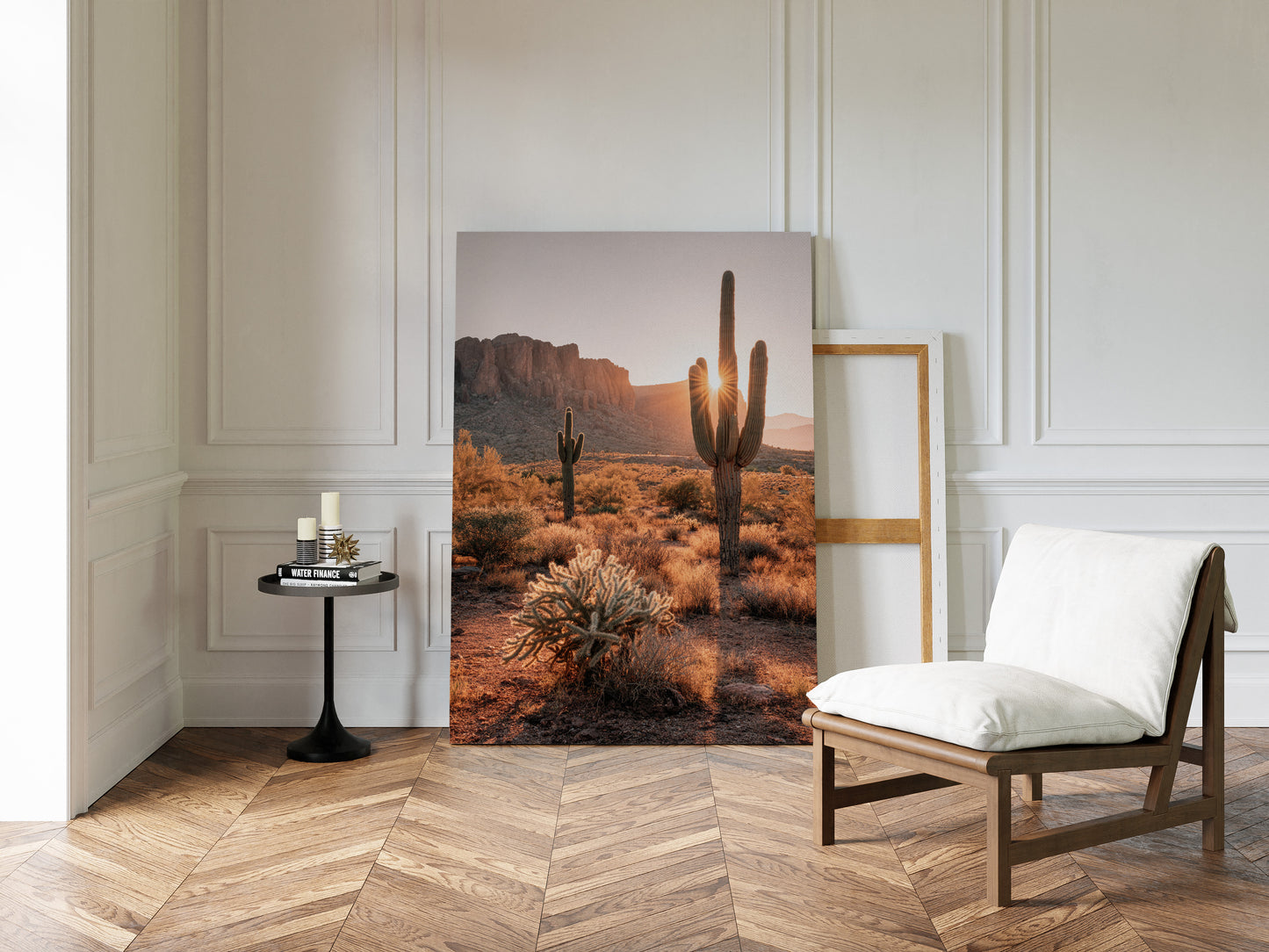 Sunlit Giants in Arid Embrace