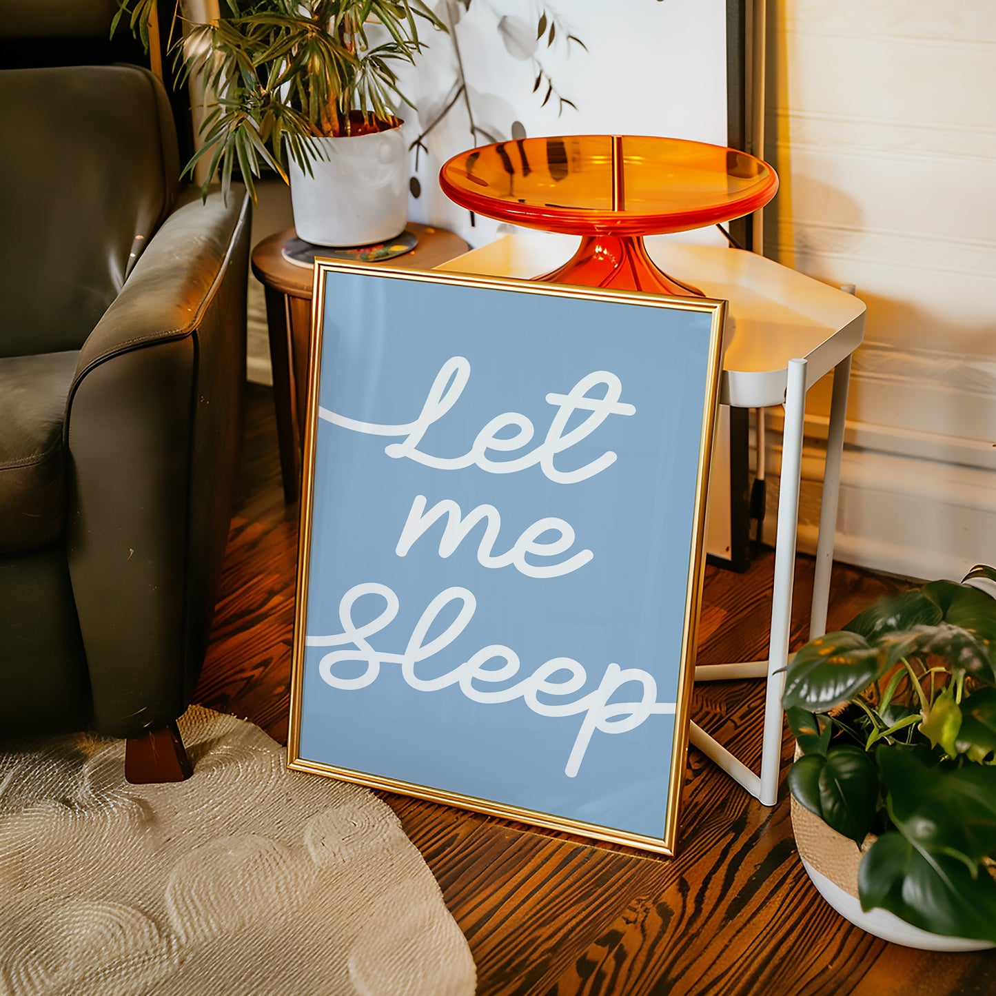 Soft Words Float Through Morning Blue