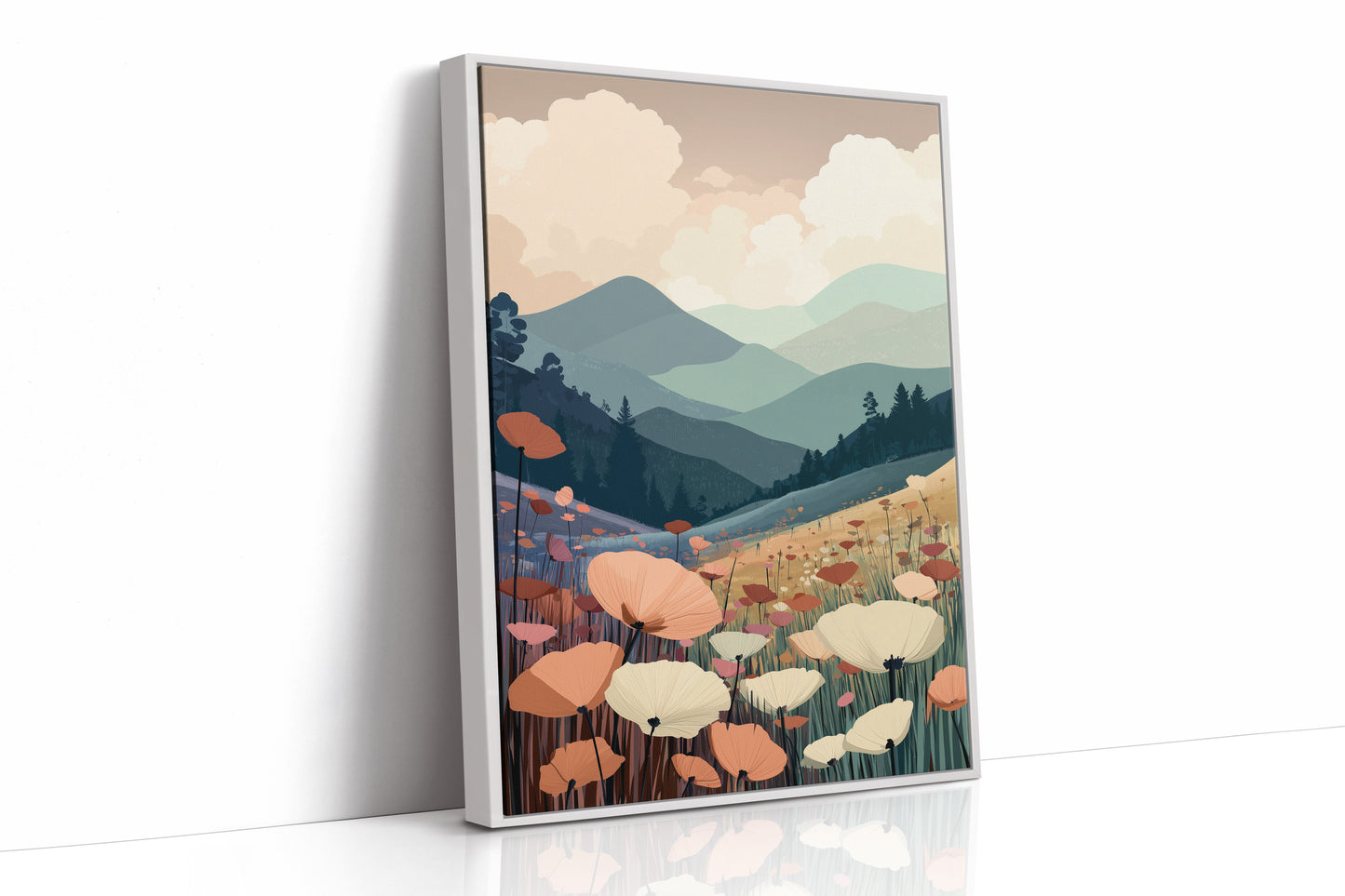 Valley Poppies Whisper To Mountains