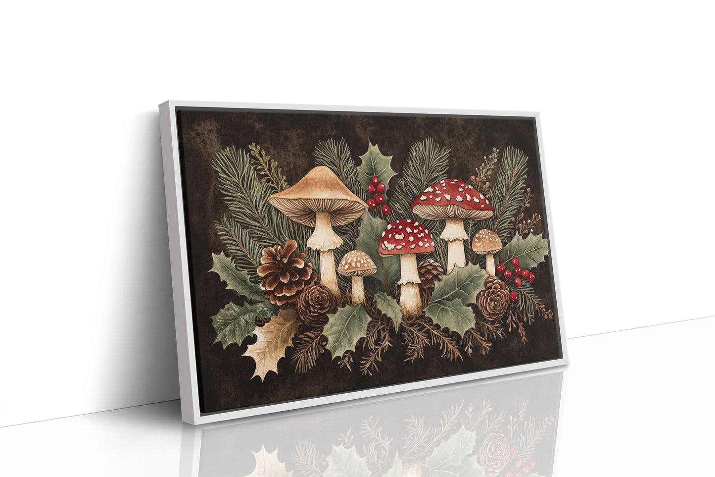 Winter Forest's Enchanted Mushroom Dance