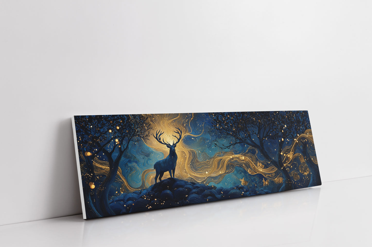 Stag Beneath the Golden Night