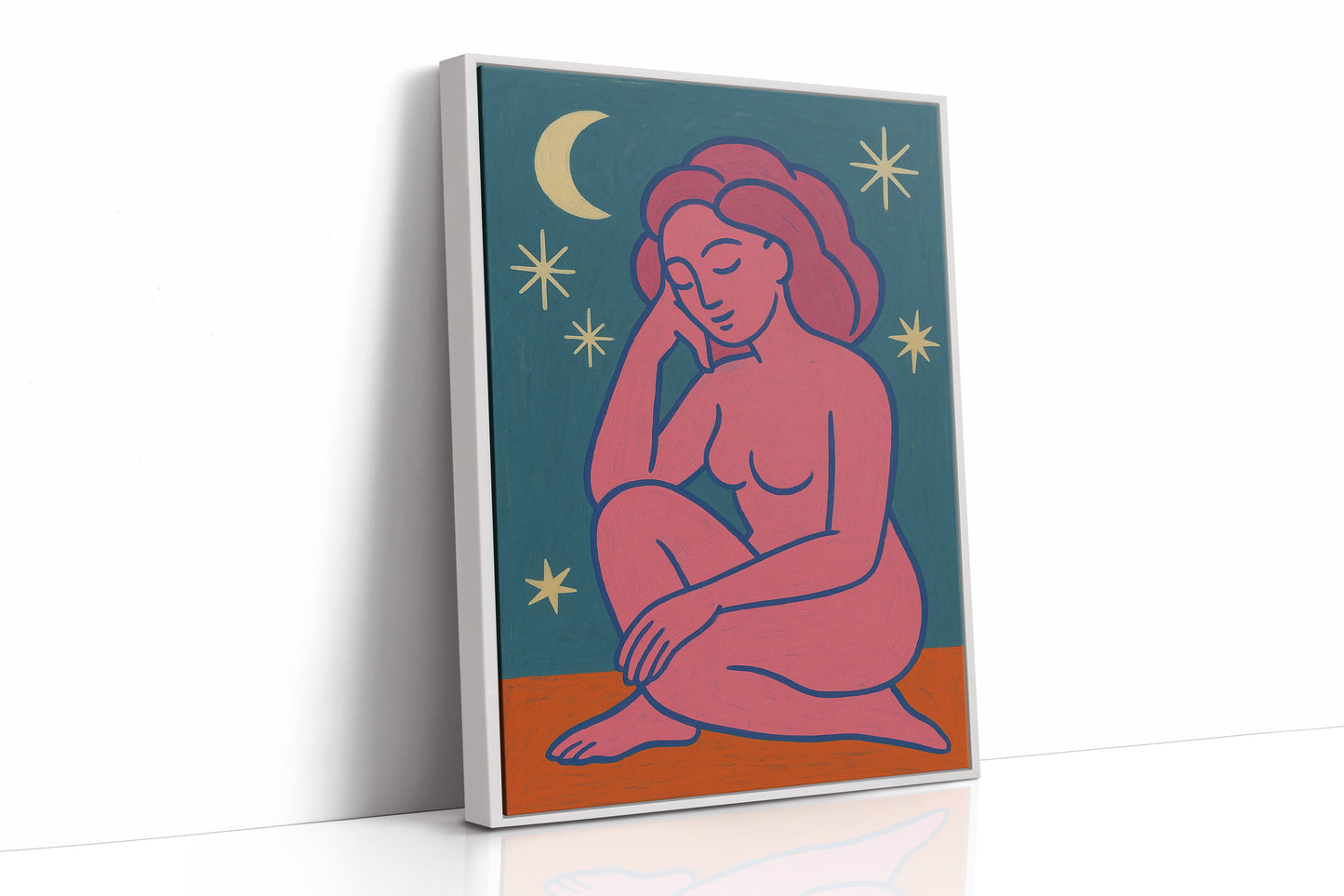 Midnight Muse in Neon Dreams