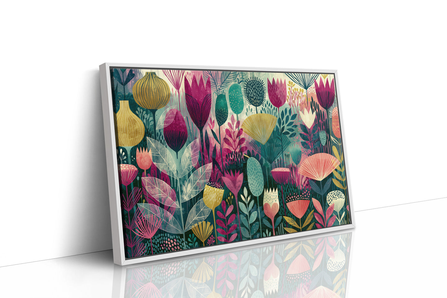 Whimsical Garden, Jewel Tones