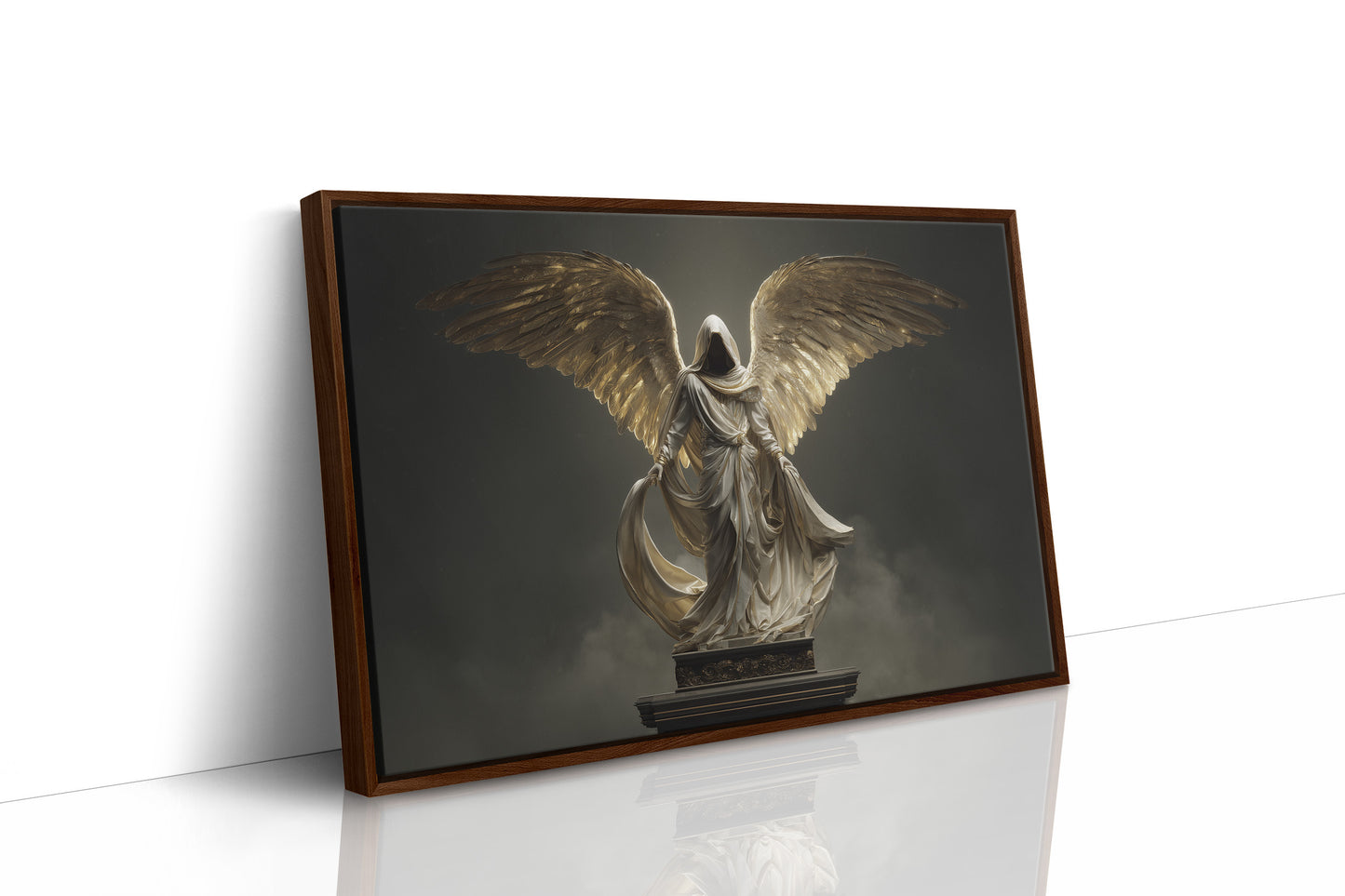 Wings Ascend From Ancient Stone