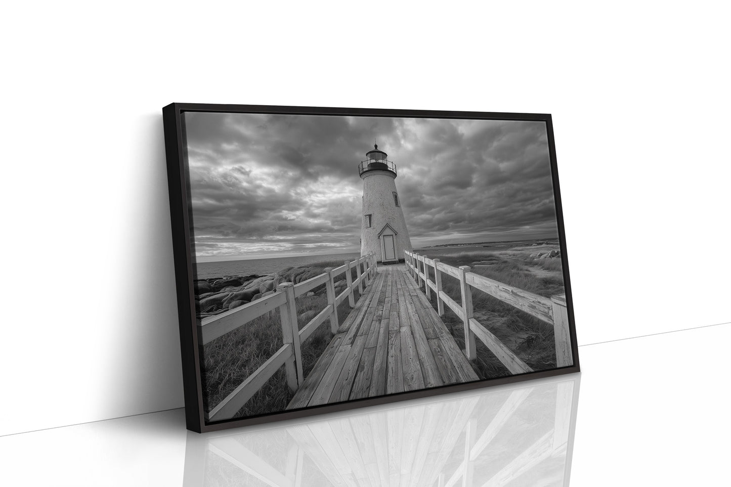 Wooden Path To Coastal Sentinel