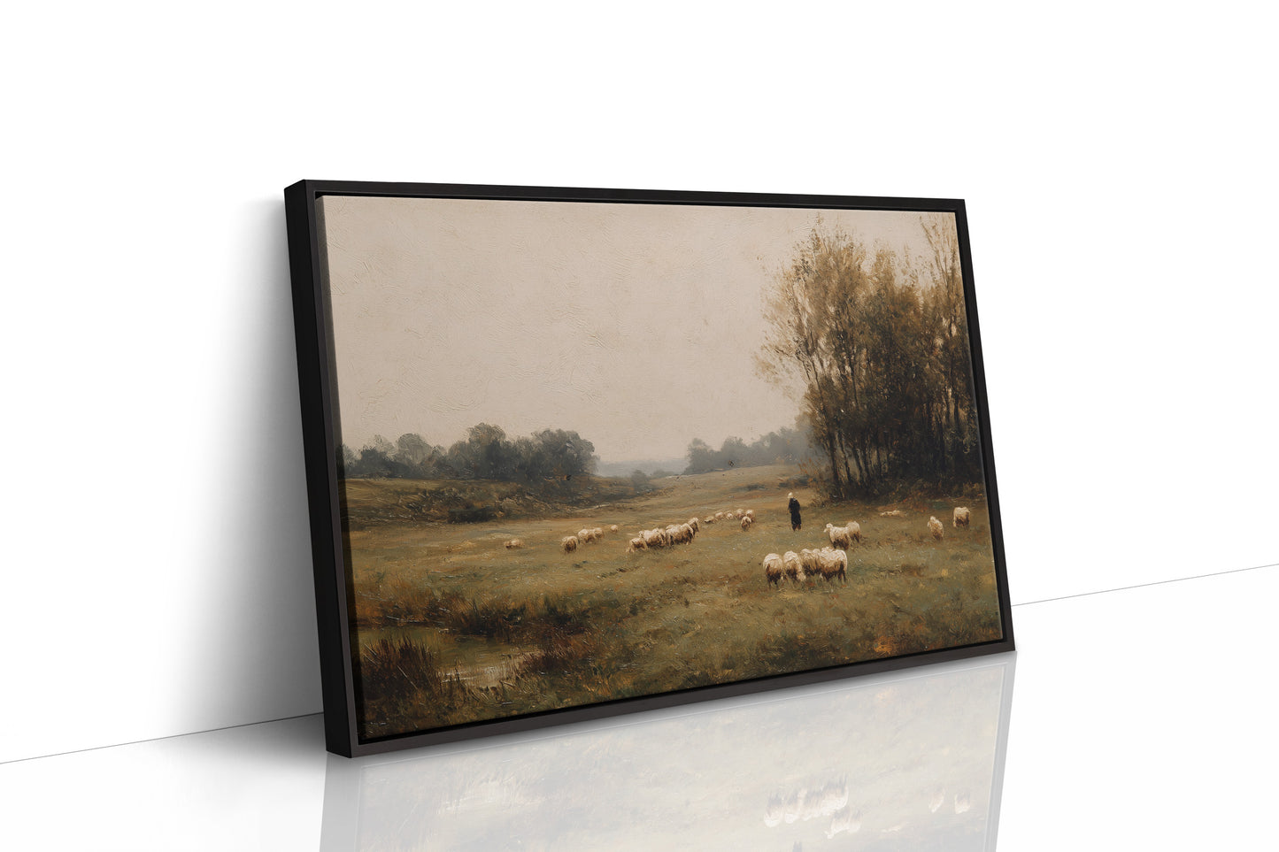 Shepherd's Path Through Autumn Fields