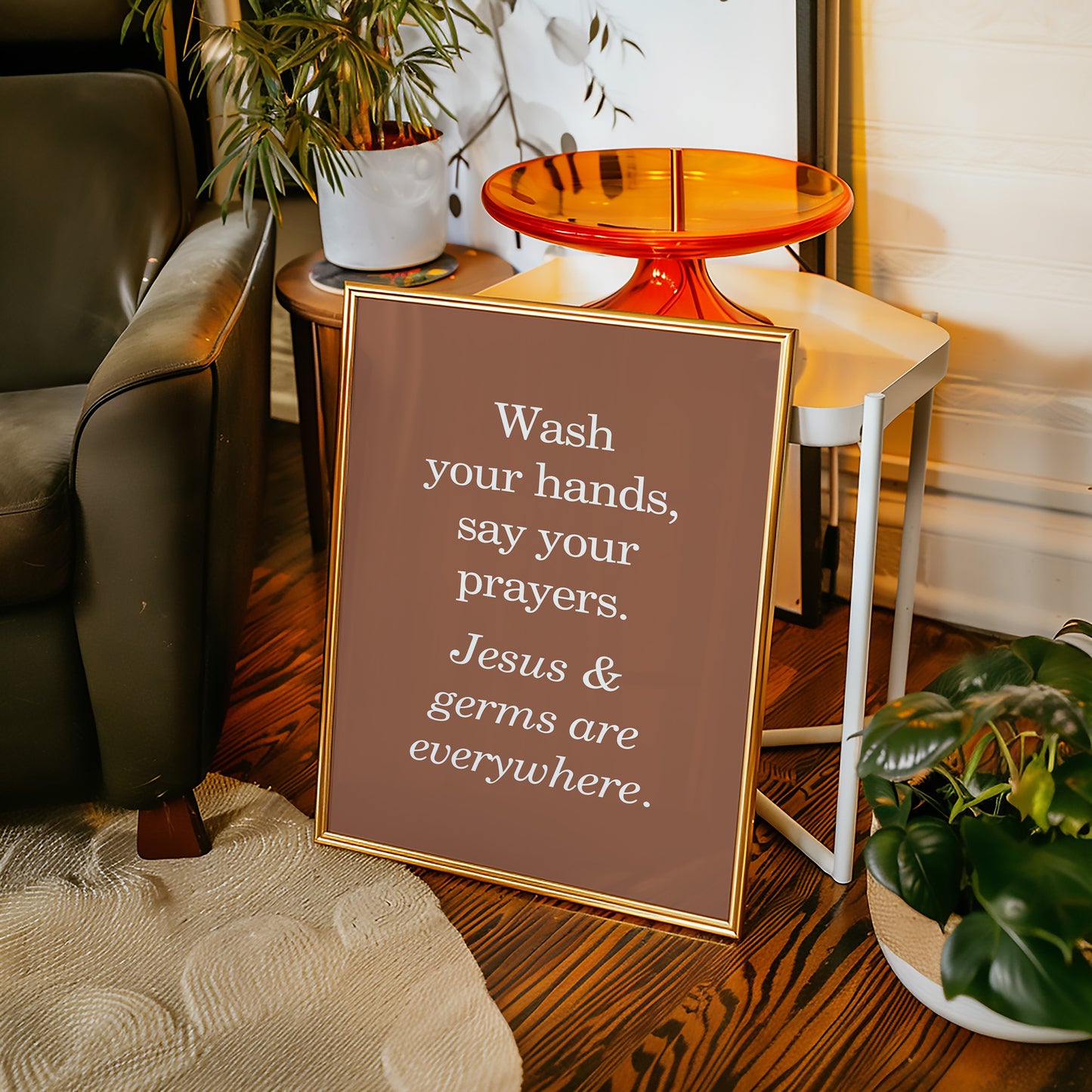 Faith And Soap Keep Hearts Clean