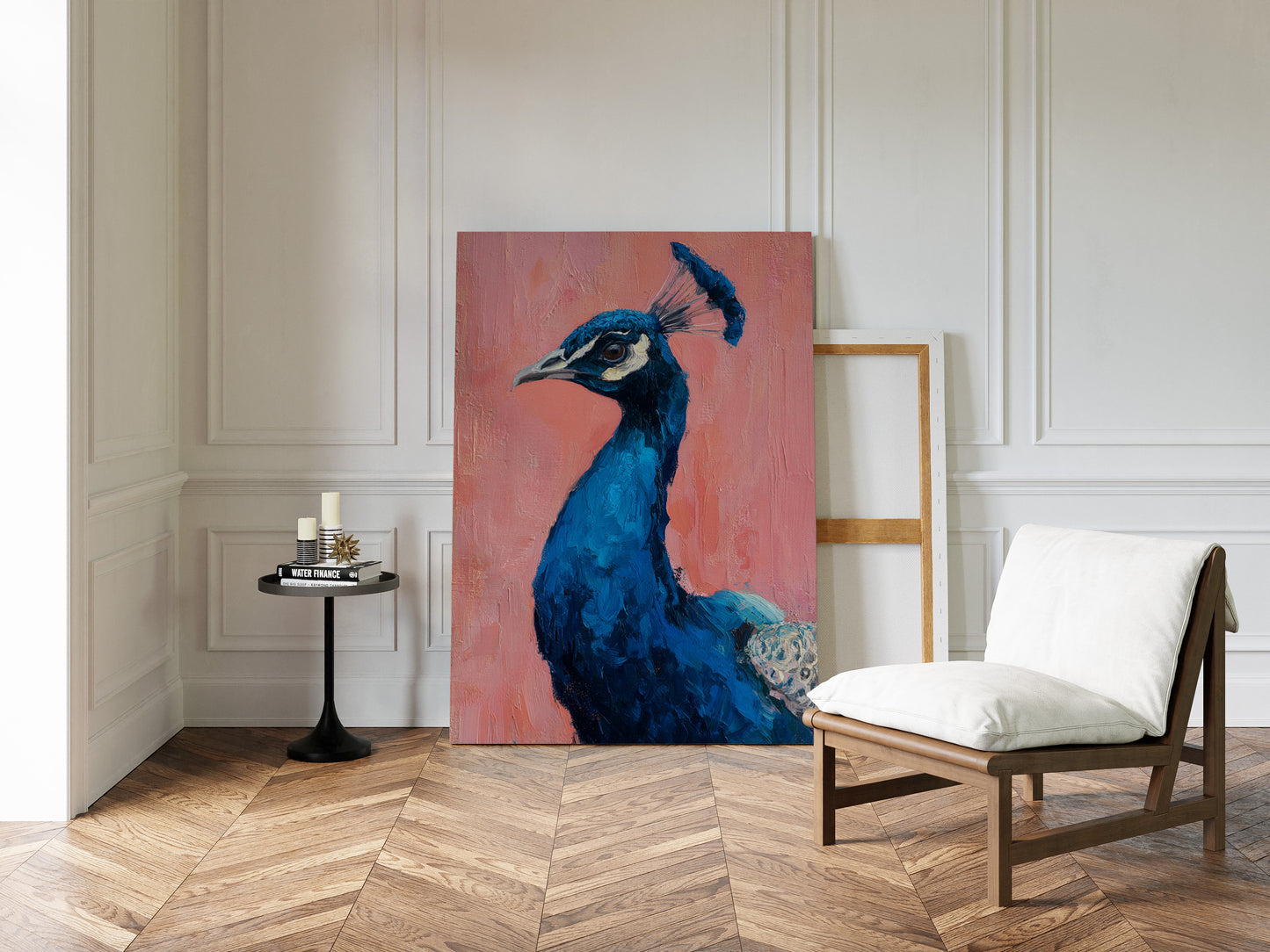 A Regal Gaze in Turquoise