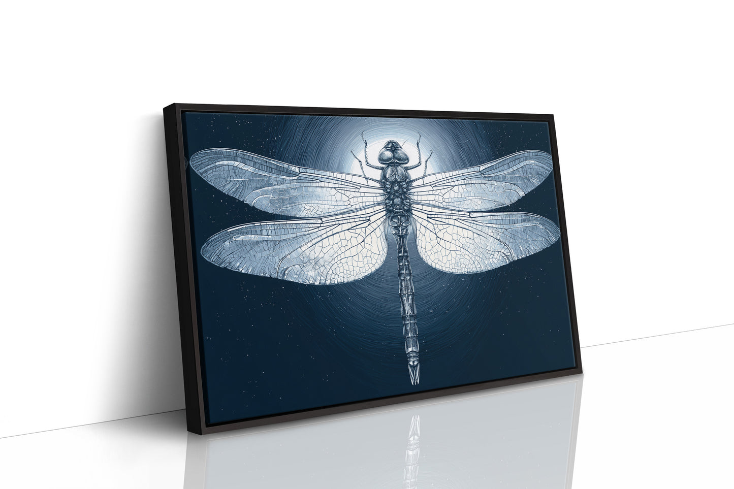 Dragonfly by Moonlight
