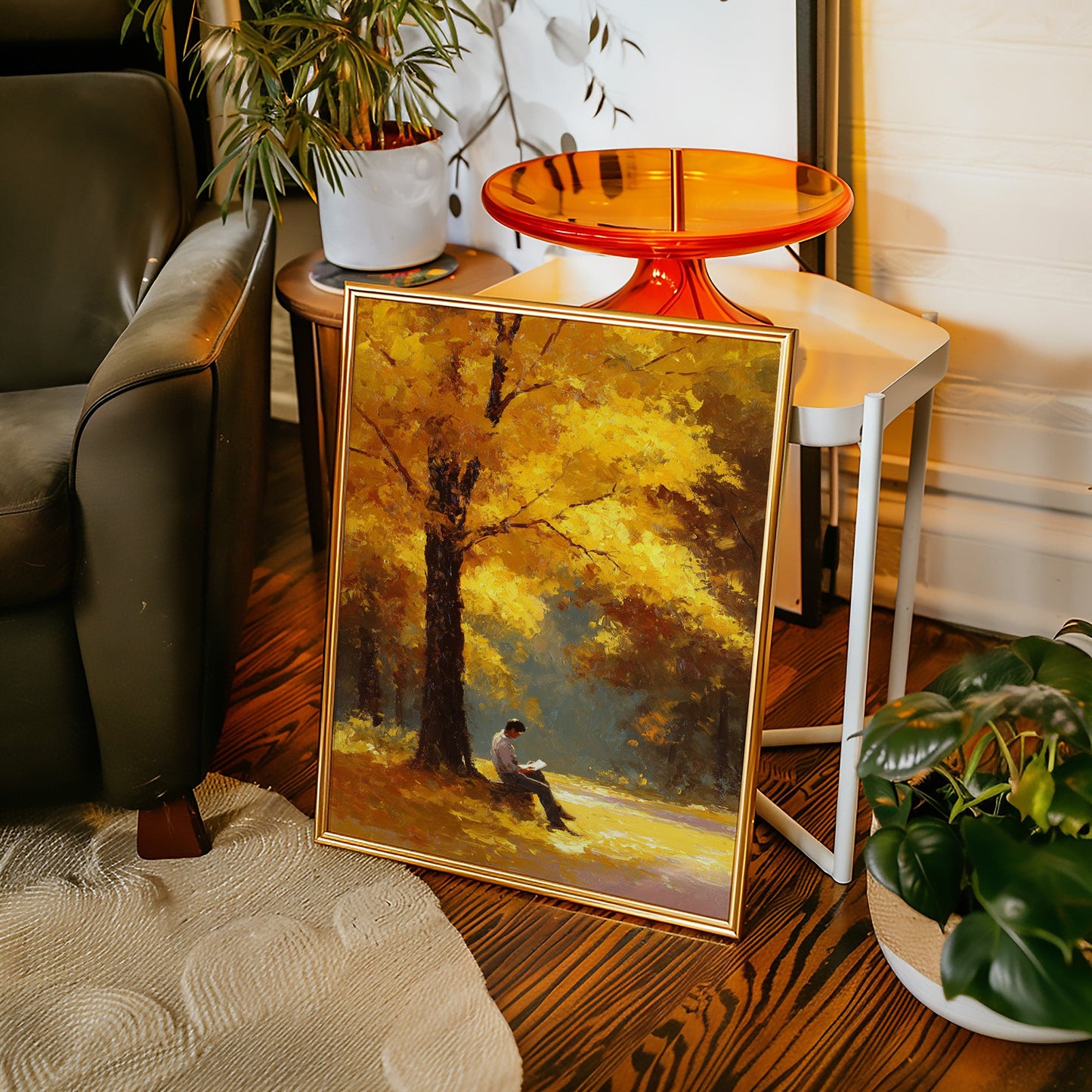 October Light Holds Sacred Pages