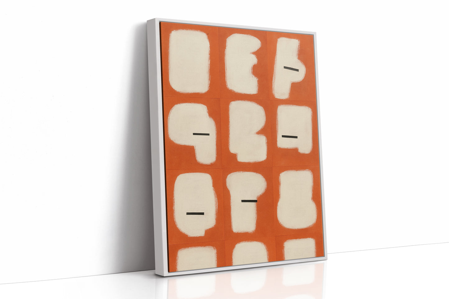 Minimal Shapes on Burnt Orange Grid