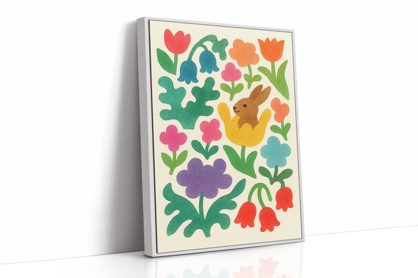 Bunny in the Bloom Garden