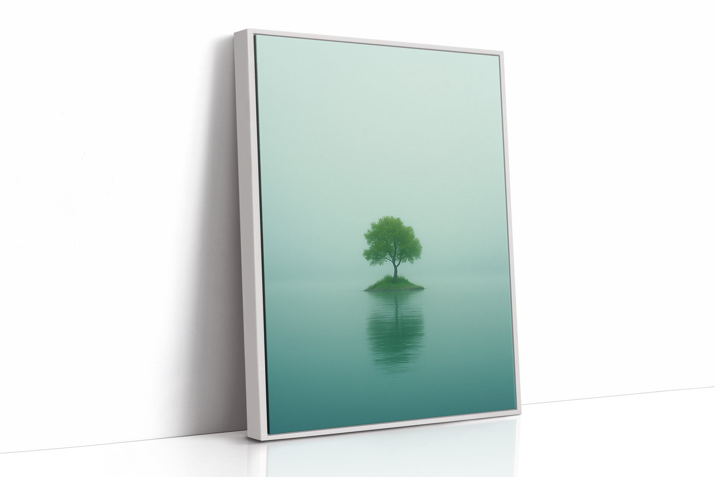 Solitary Tree in Mist