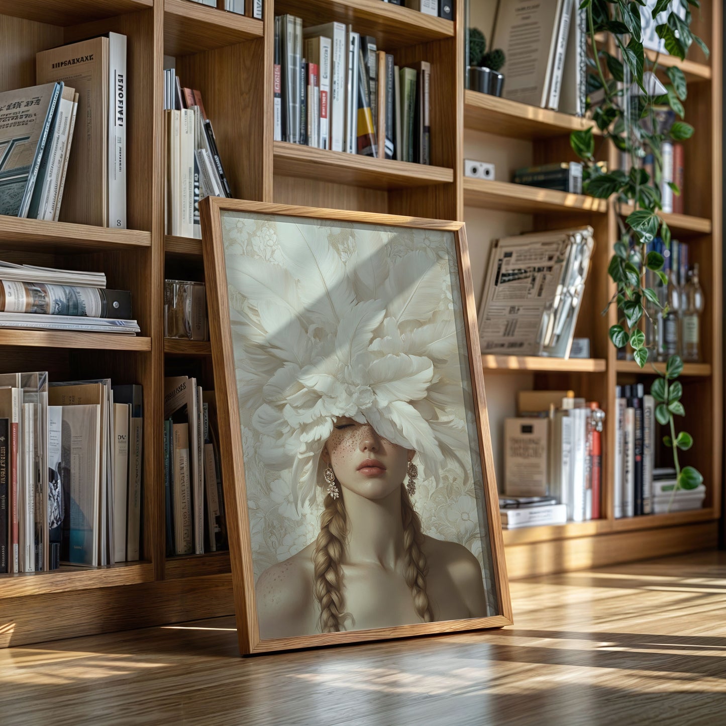 Whispers of Ivory Feathers